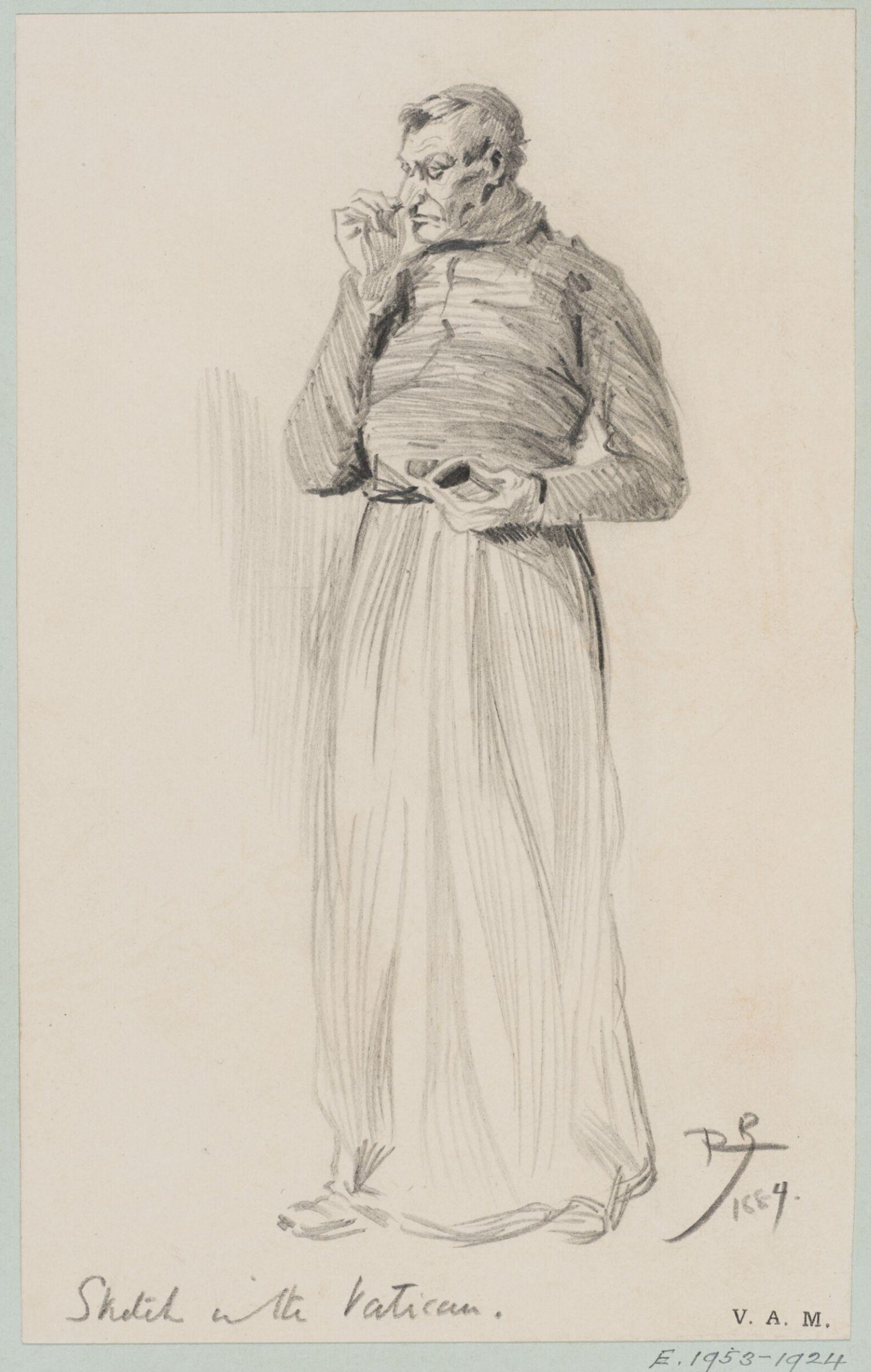 Drawing, Reginald Barratt, 1883-1885