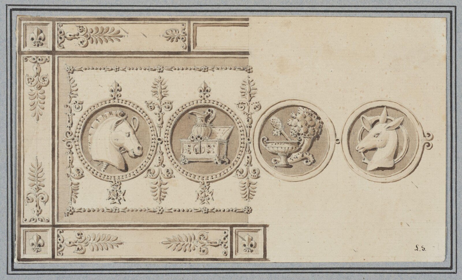 Drawing, Louis Saint-Ange-Demaisons, early 19th century