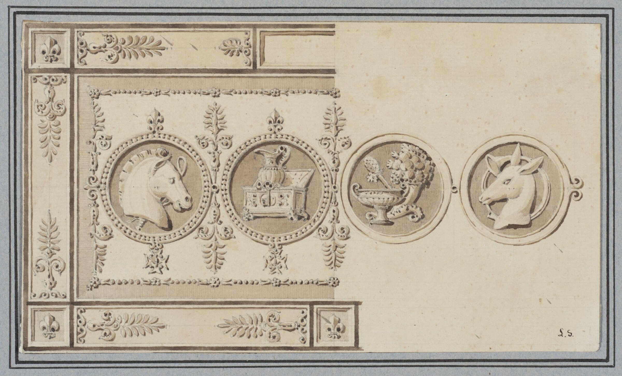 Drawing, Louis Saint-Ange-Demaisons, early 19th century