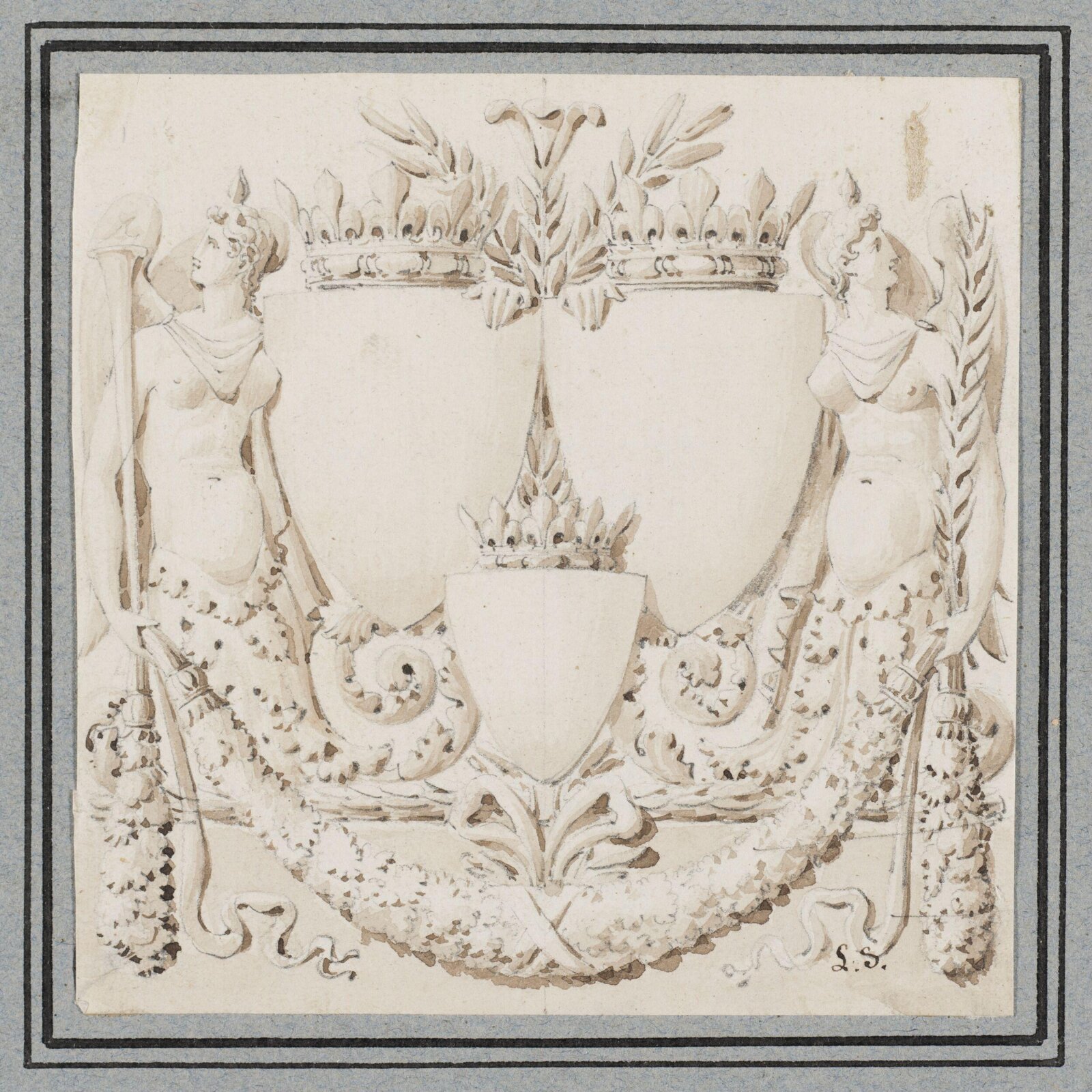 Drawing, Louis Saint-Ange-Demaisons, early 19th century