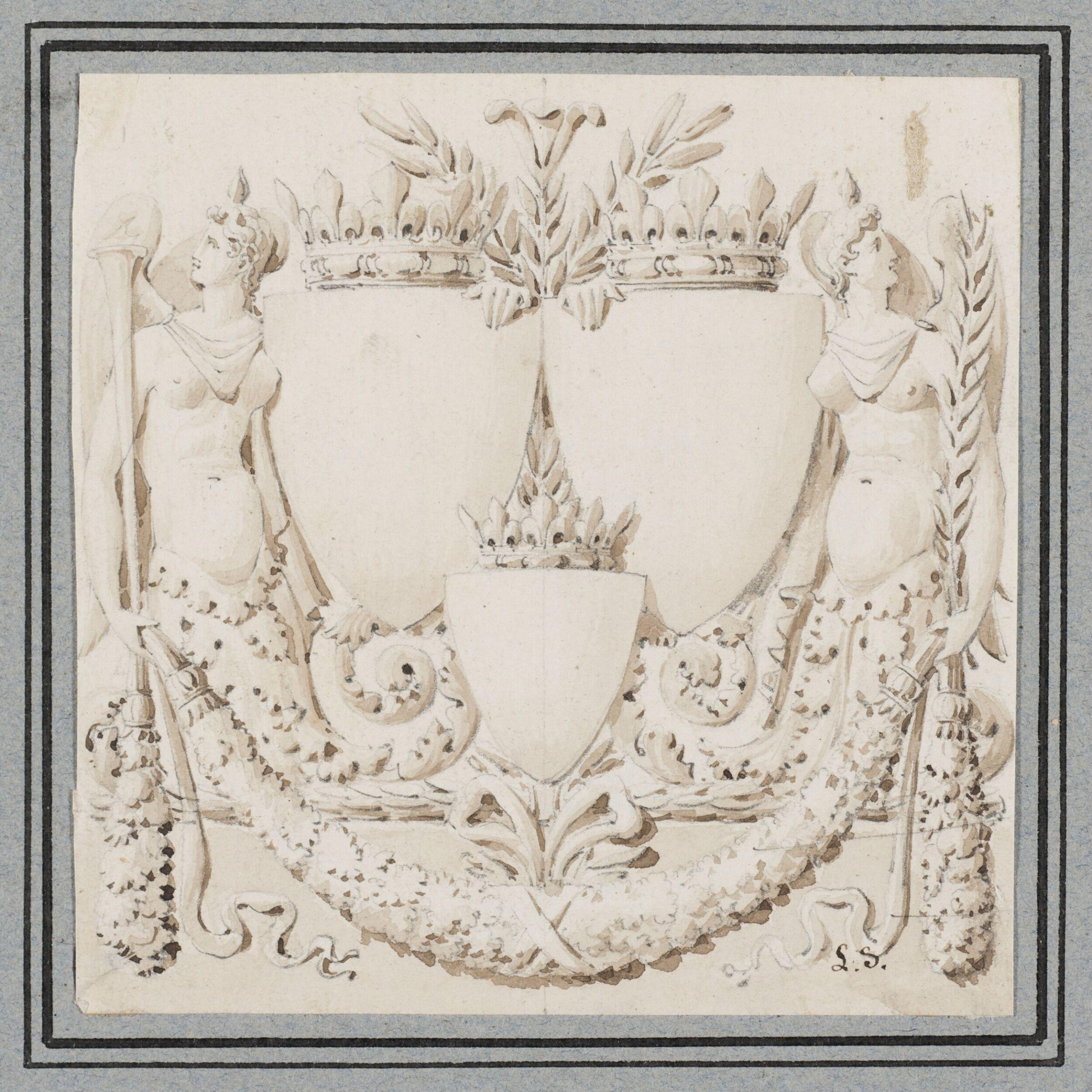 Drawing, Louis Saint-Ange-Demaisons, early 19th century