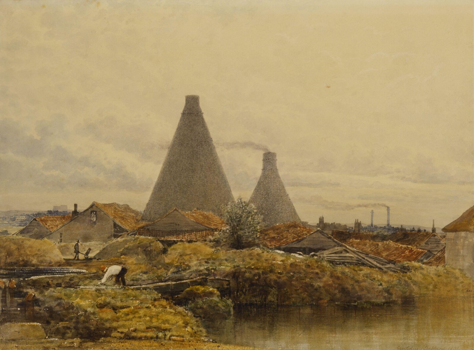 Tile Kilns, George Sidney Shepherd, 1831