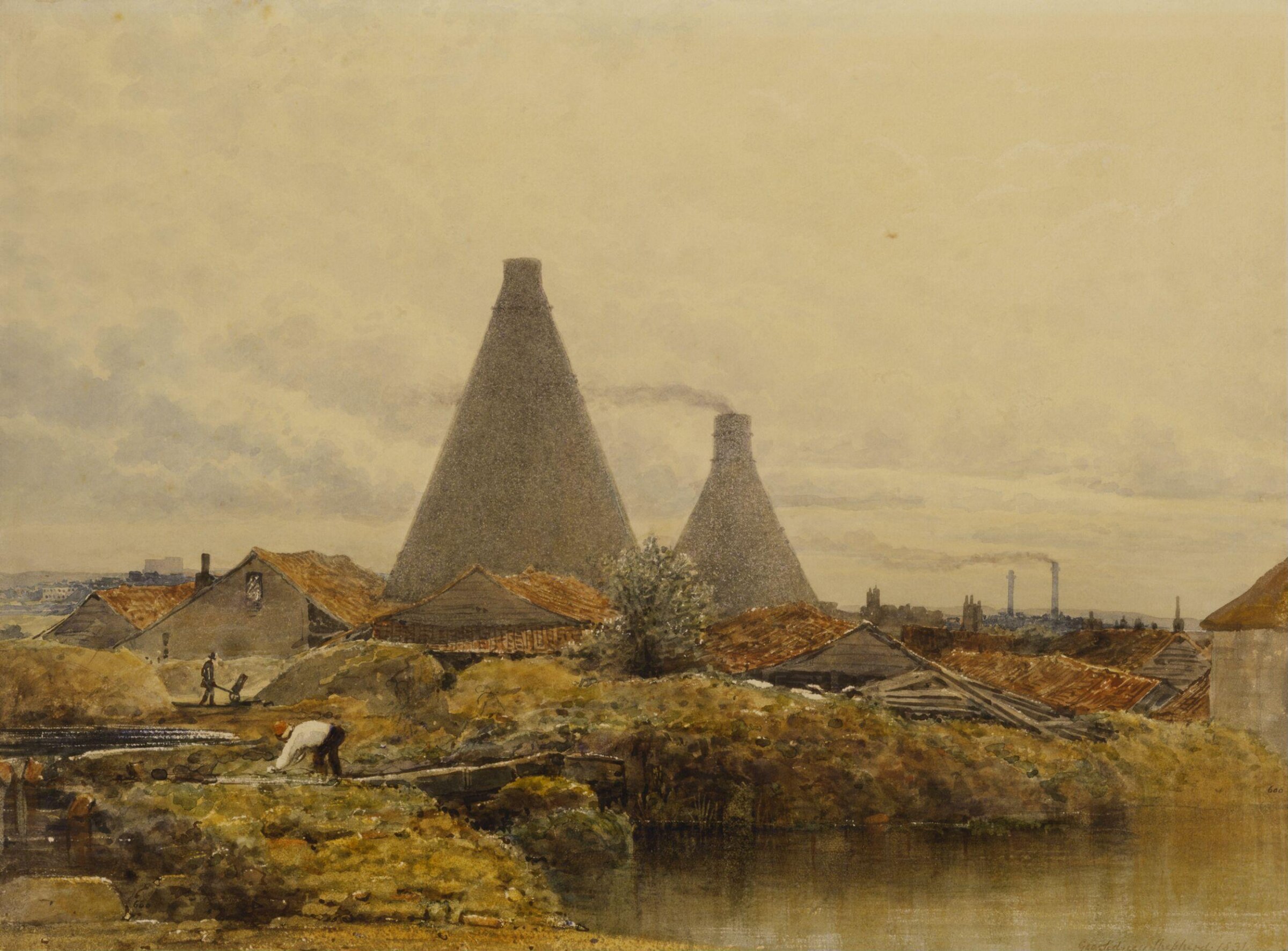 Tile Kilns, George Sidney Shepherd, 1831