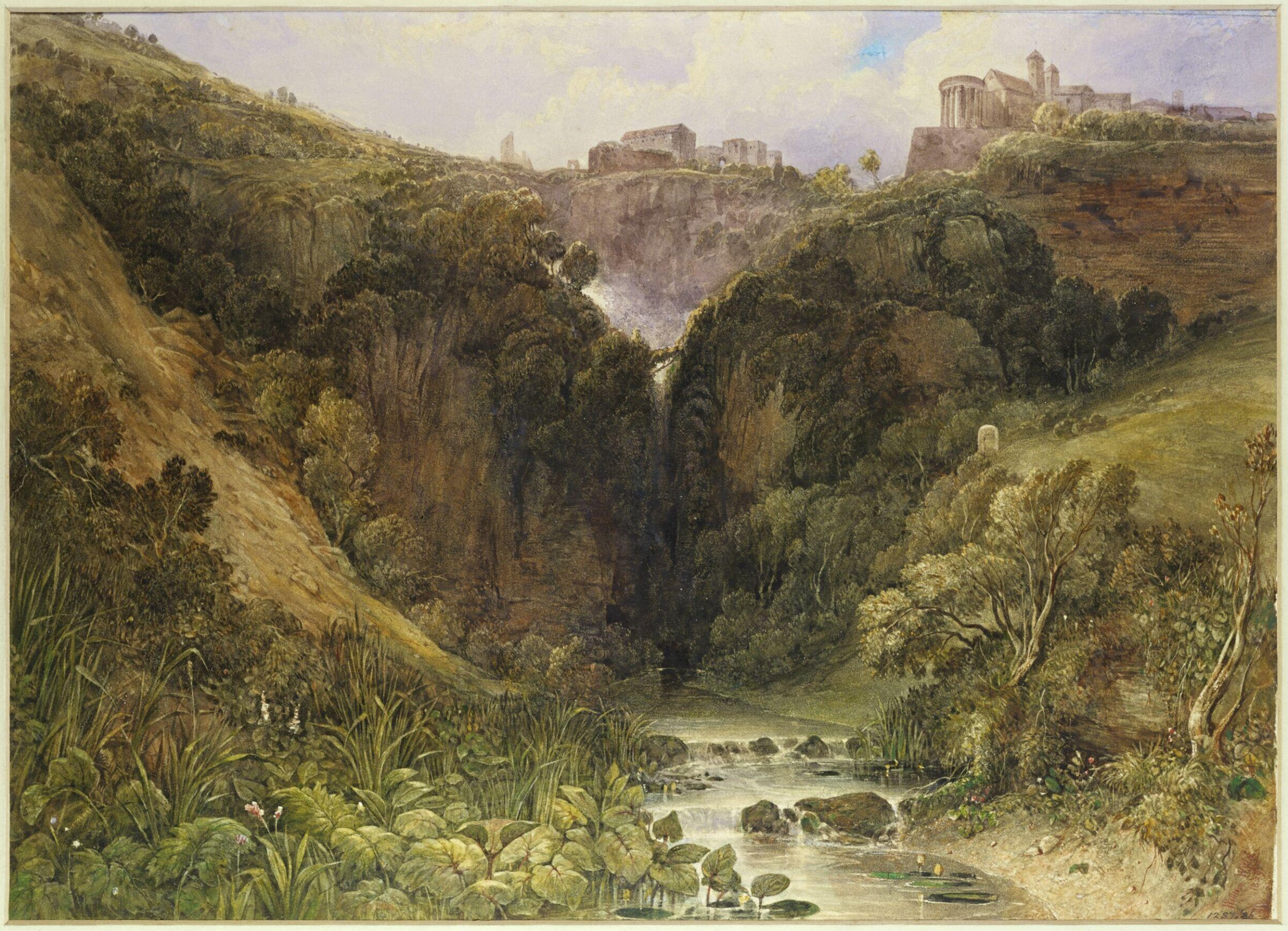The Falls of Tivoli, Wyld, 1839