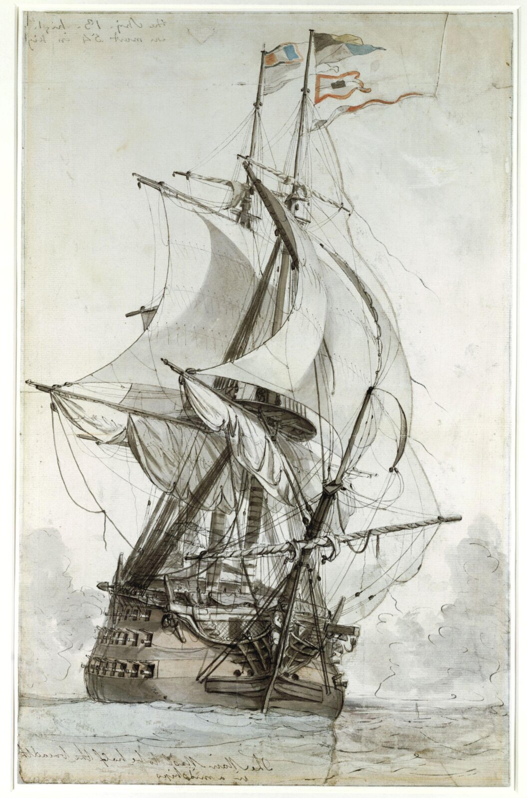 Man-o'-war, Serres, ок. 1780–1815