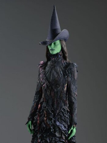 Costume worn by Kerry Ellis as Elphaba in <i>Wicked,</i> Apollo Victoria Theatre, 2006