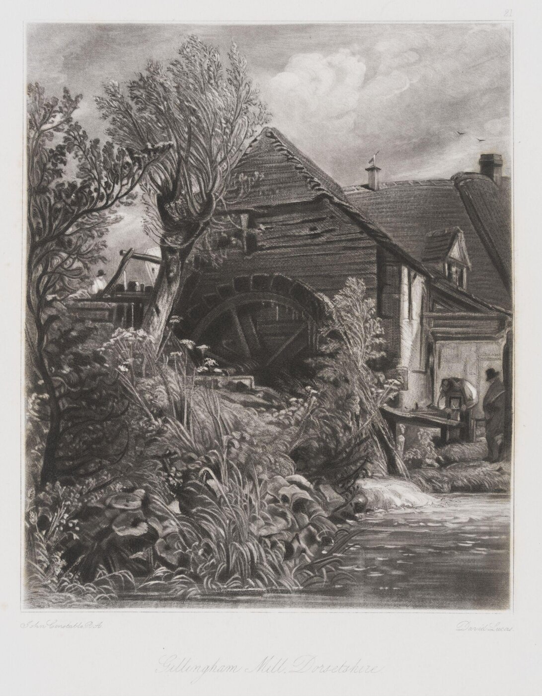 Constable, John RA, Gillingham Mill, Dorsetshire