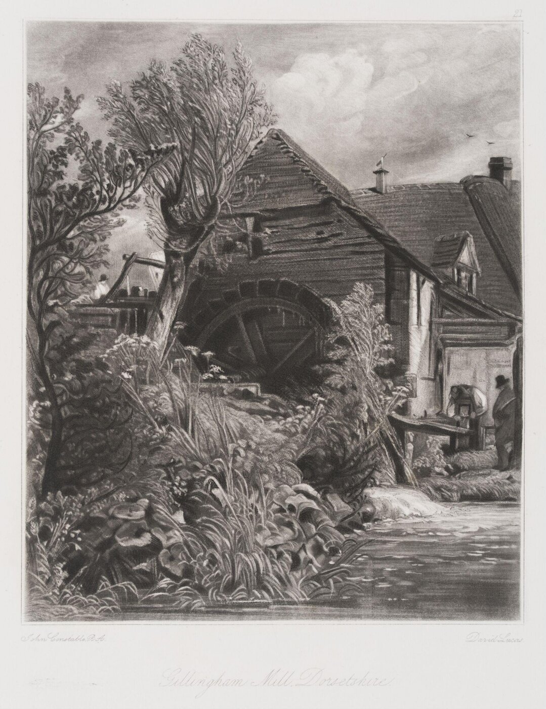 Constable, John RA, Gillingham Mill, Dorsetshire