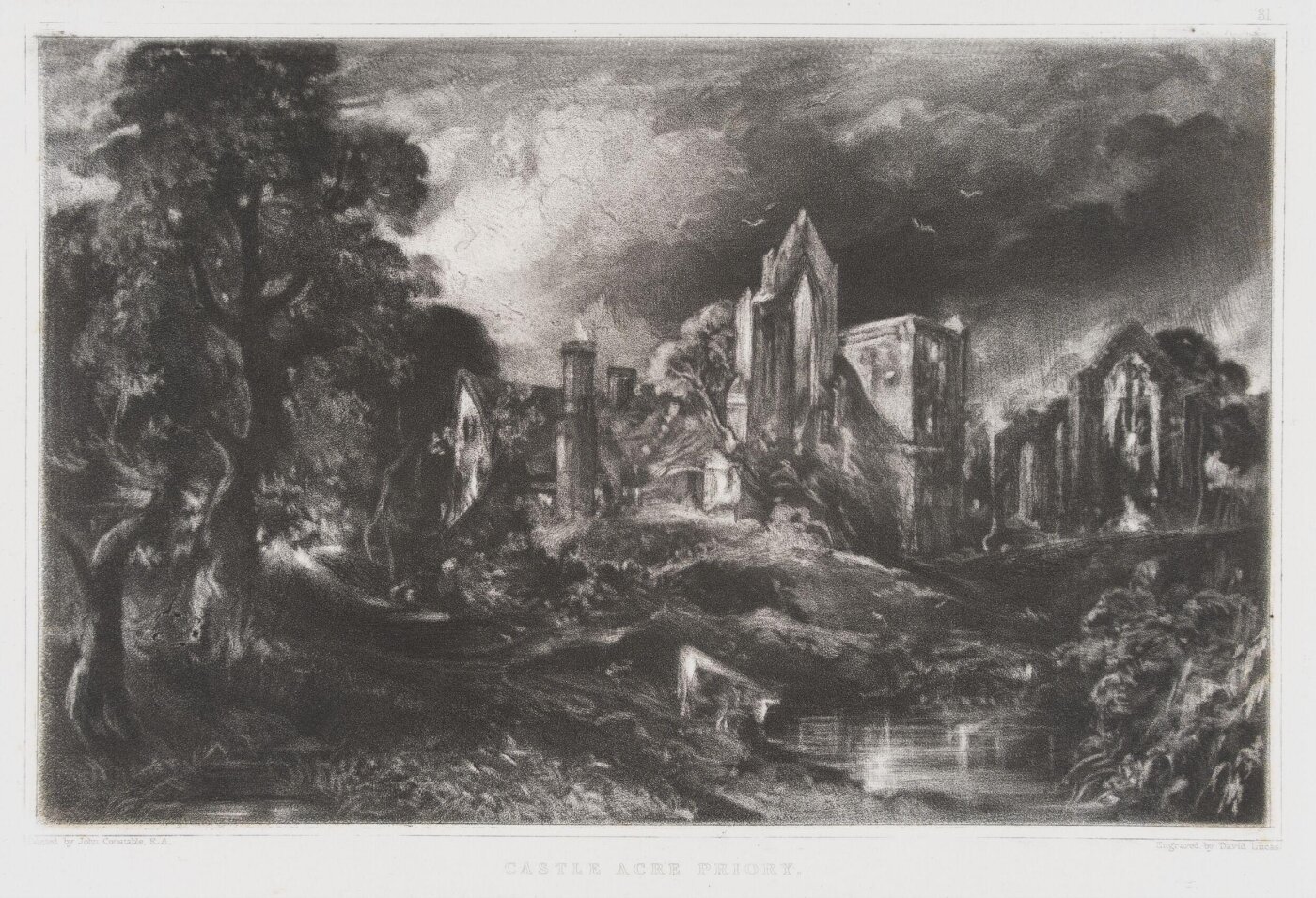 Constable, John RA, CASTLE ACRE PRIORY