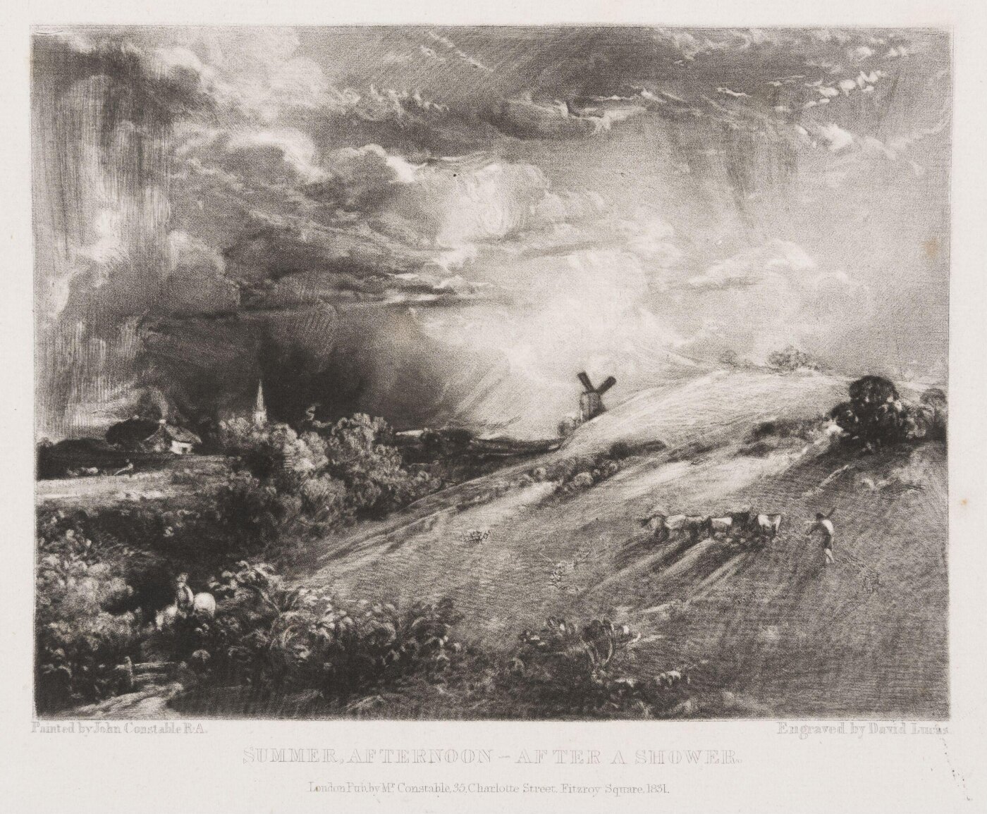 Constable, John RA, SUMMER, AFTERNOON - AFTER A SHOWER