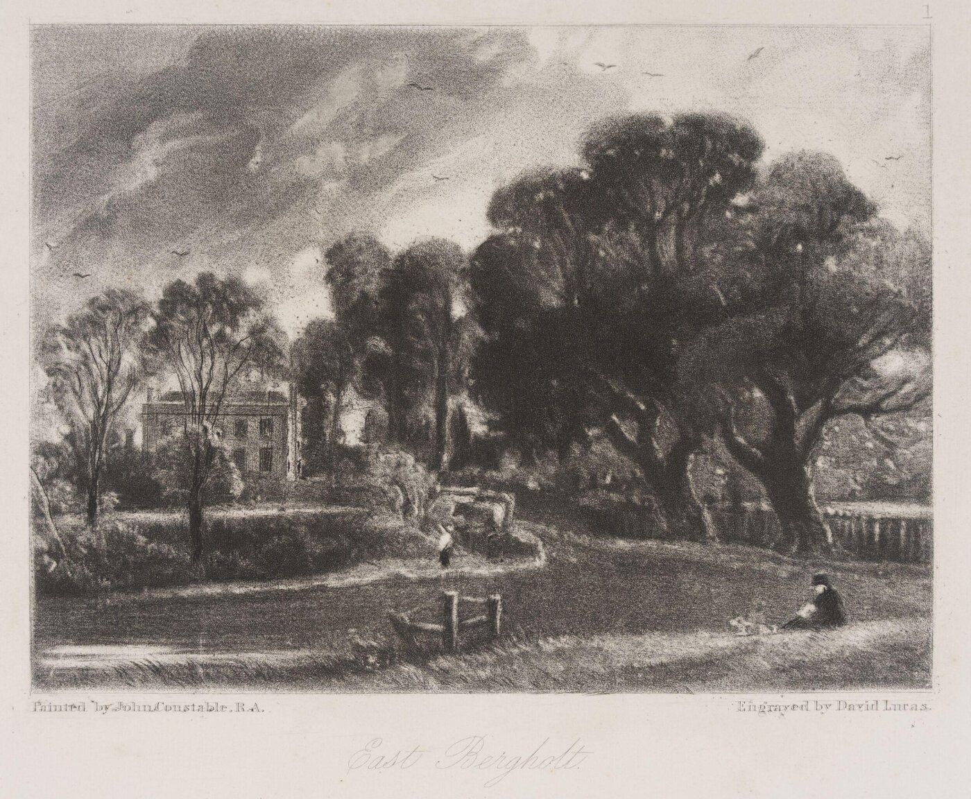 Constable, John RA, East Bergholt