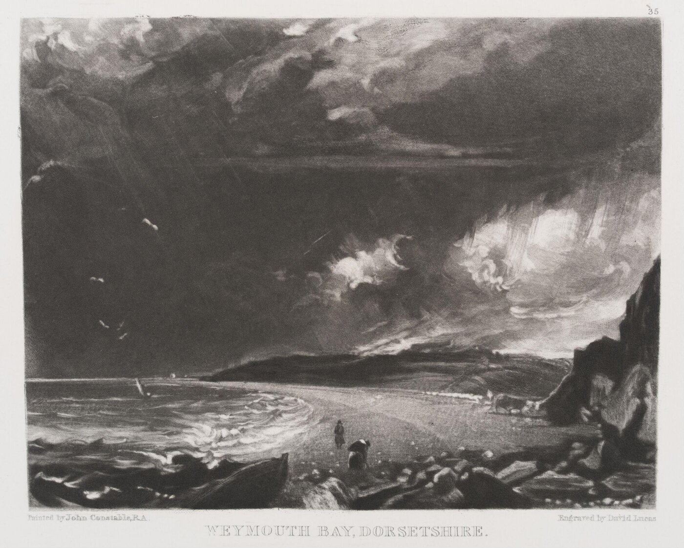 Constable, John RA, WEYMOUTH BAY, DORSETSHIRE.