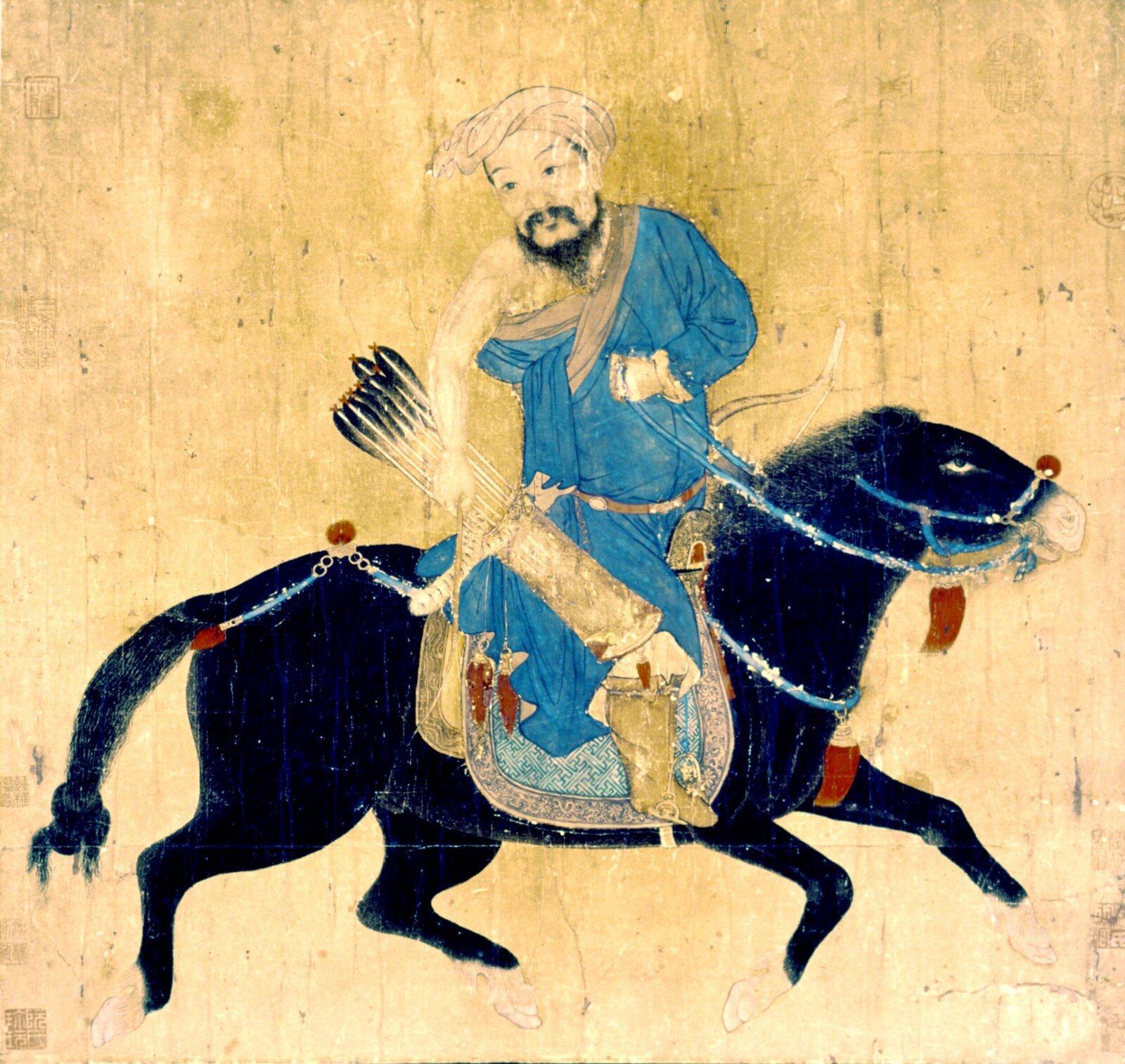 A Mongol archer on horseback, 15th to 16th century