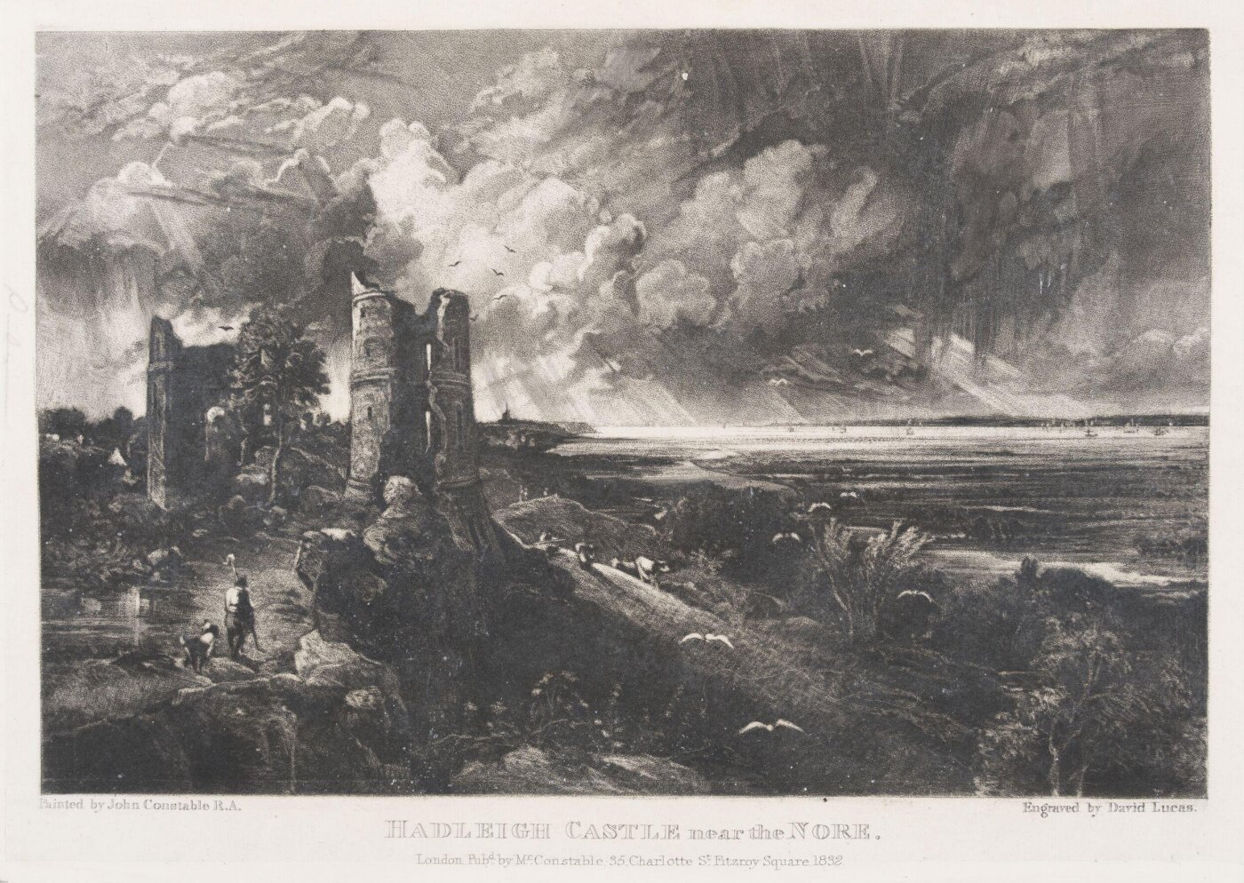 Constable, John RA, HADLEIGH CASTLE near the NORE
