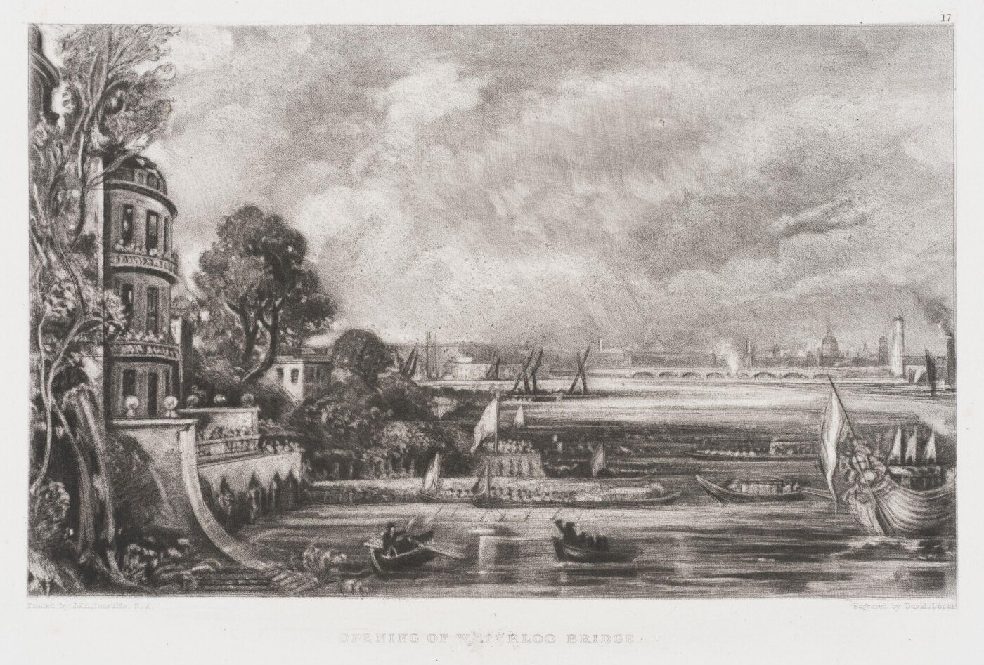 Constable, John RA, OPENING OF WATERLOO BRIDGE