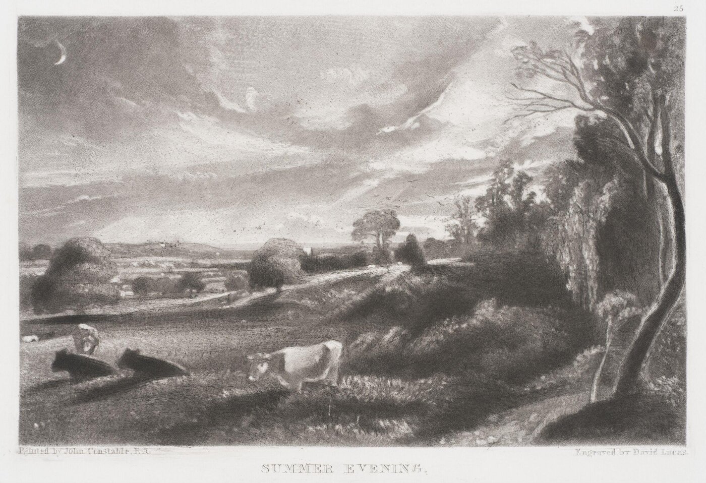 Constable, John RA, SUMMER EVENING