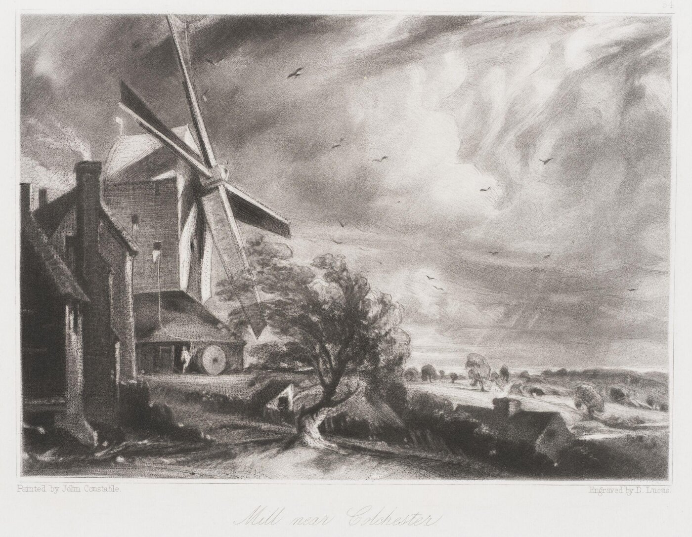 Constable, John RA, Mill near Colchester