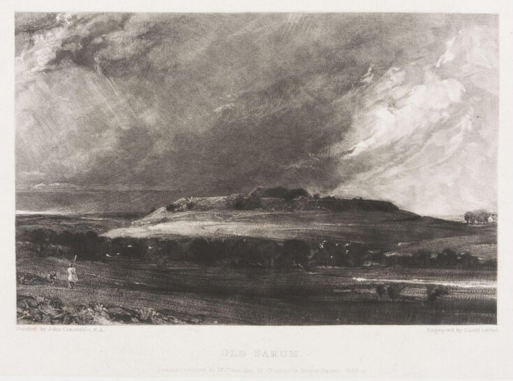 OLD SARUM | Constable, John RA | Lucas, David | Constable, John RA | V ...