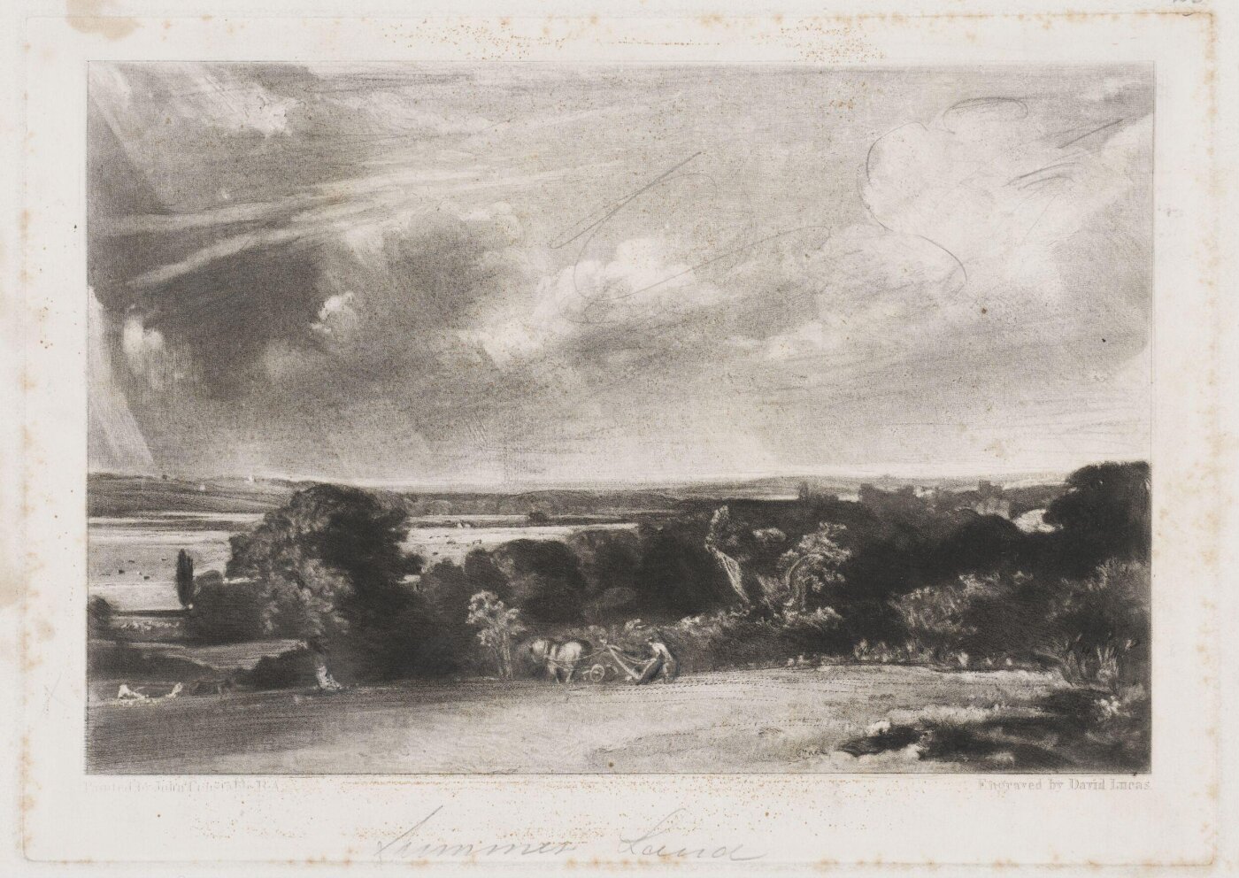 Constable, John RA, A Summerland