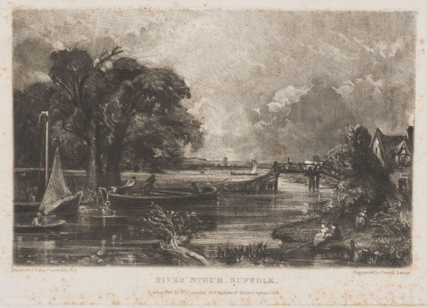 Constable, John RA, RIVER STOUR, SUFFOLK