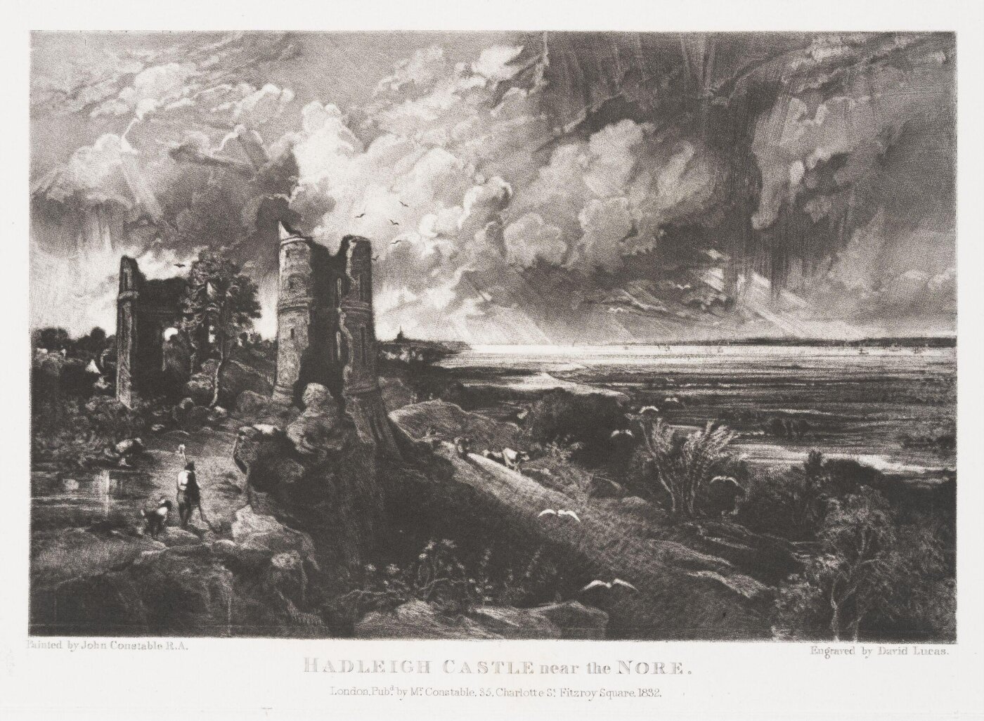 Constable, John RA, HADLEIGH CASTLE near the NORE