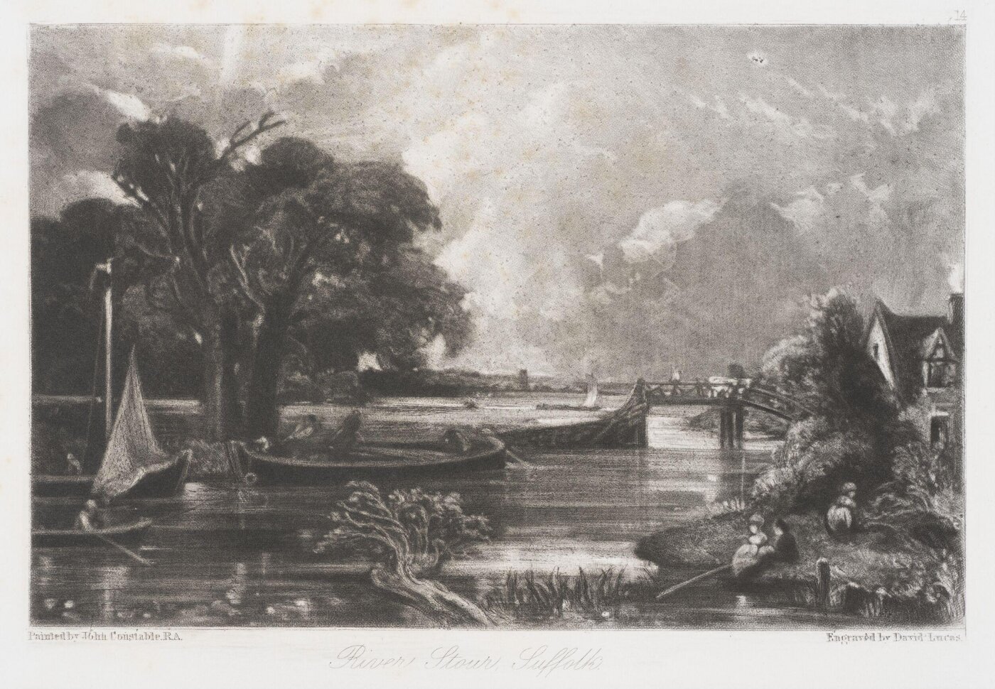 Constable, John RA, River Stour, Suffolk