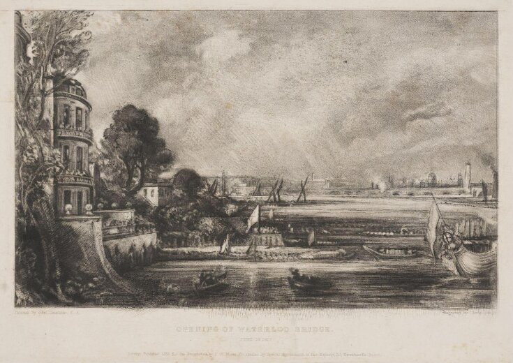 OPENING OF WATERLOO BRIDGE. JUNE. 18. 1817. top image