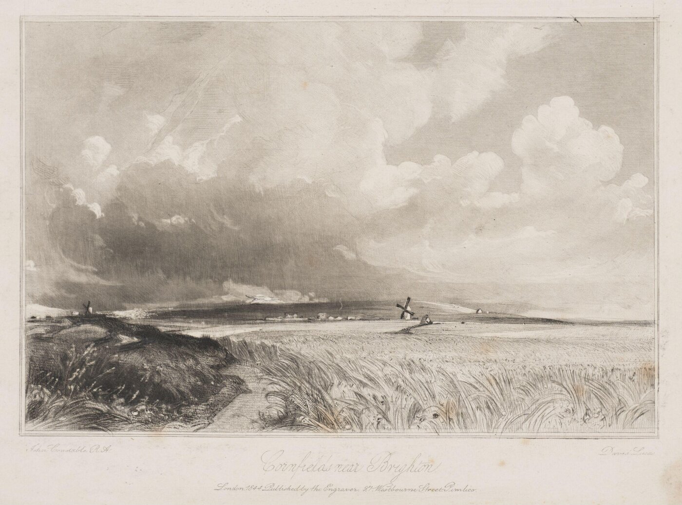 Constable, John RA, Cornfield near Brighton