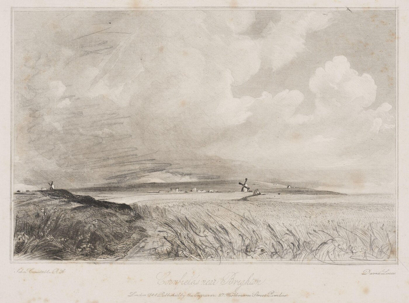 Constable, John RA, Cornfield near Brighton