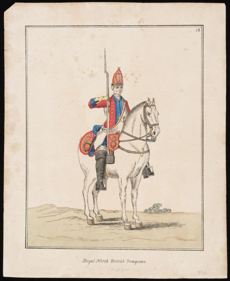 Uniform of a trooper of the Royal North British Dragoons, c.1742 top image