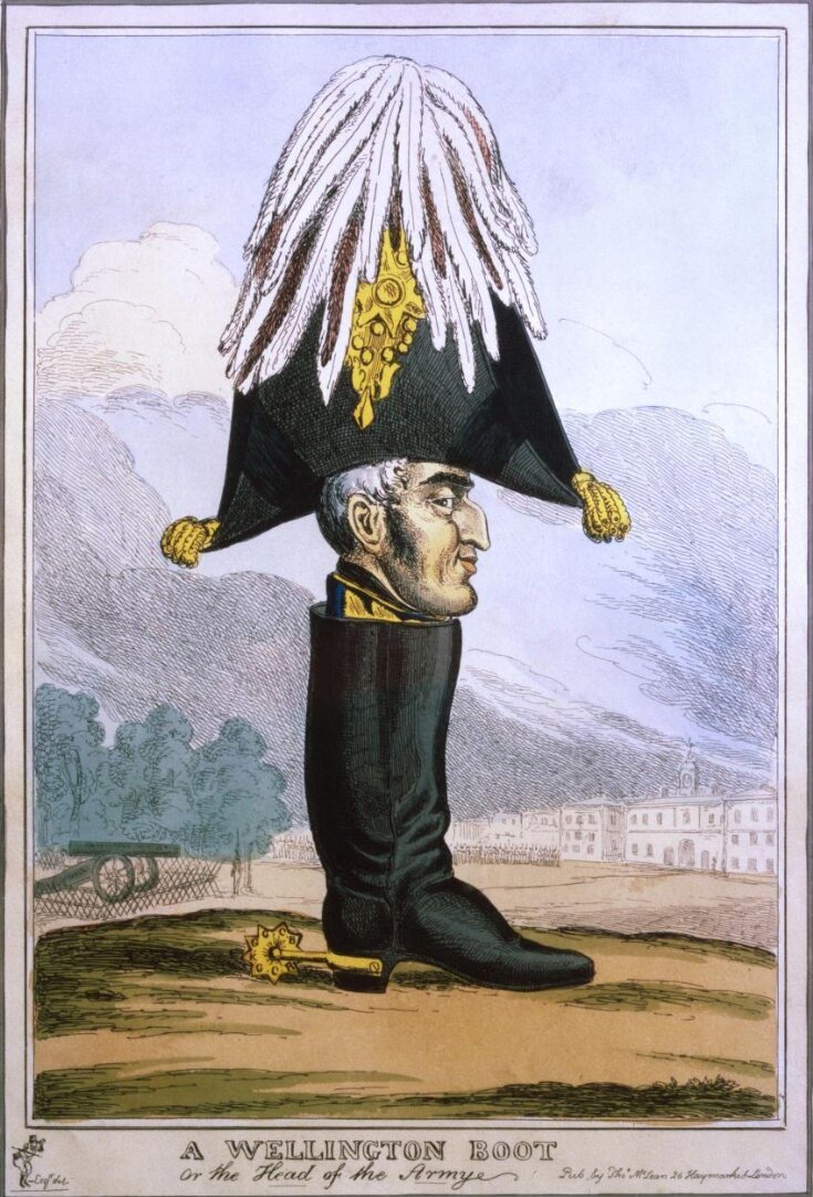 A Wellington Boot or the head of the army  top image
