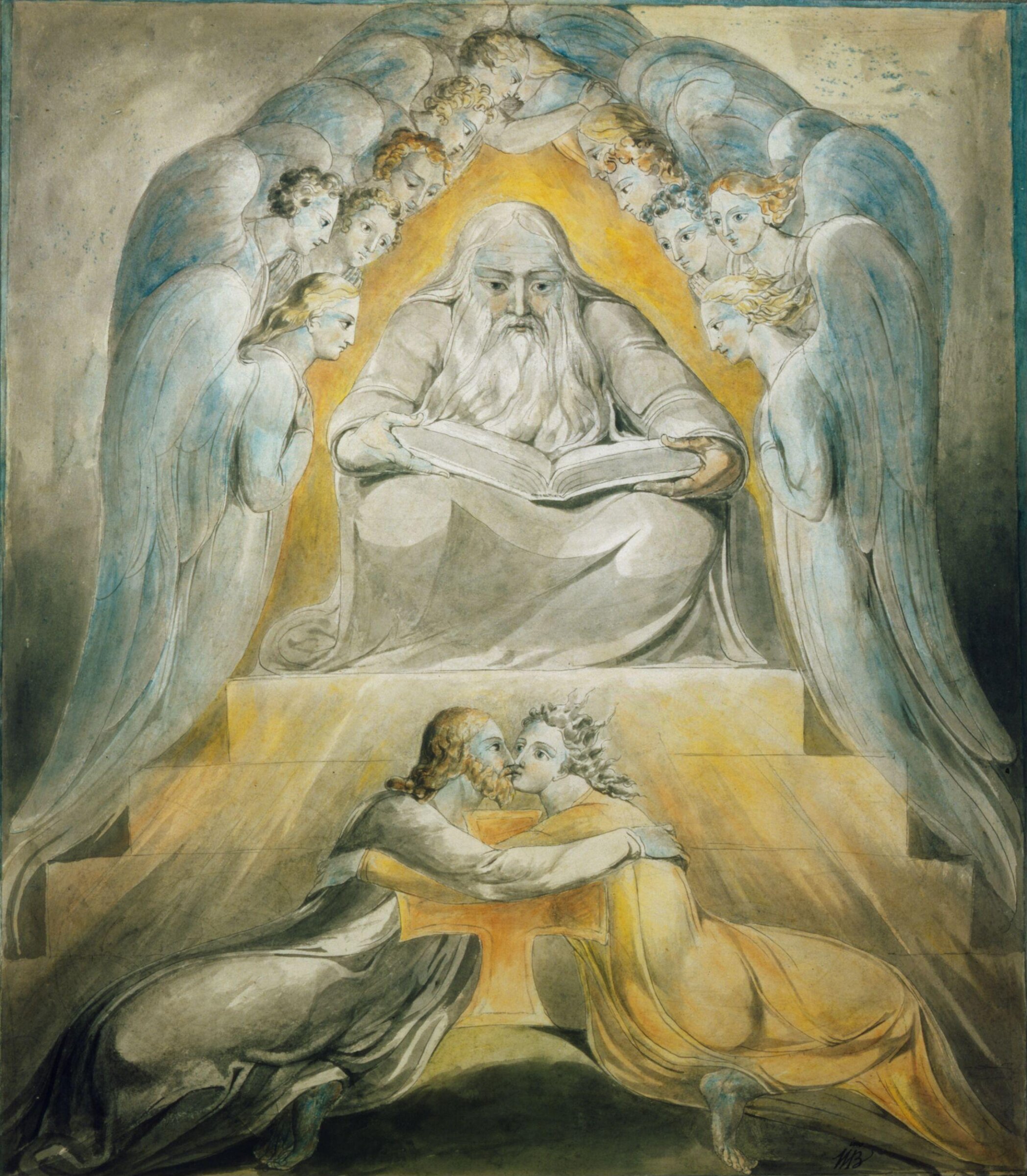 Mercy and Truth are met together, Righteousness and Peace have kissed each other, Уильям Блейк, ок. 1803