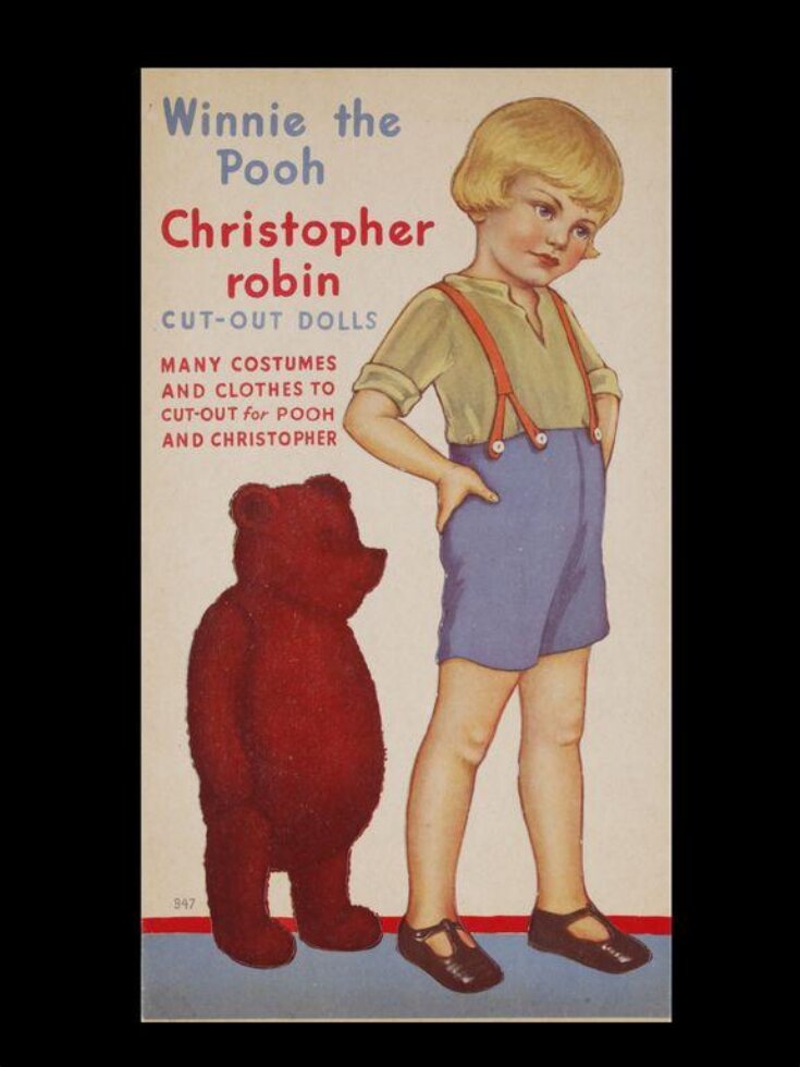 Winnie the Pooh and Christopher Robin CUT-OUT DOLLS top image
