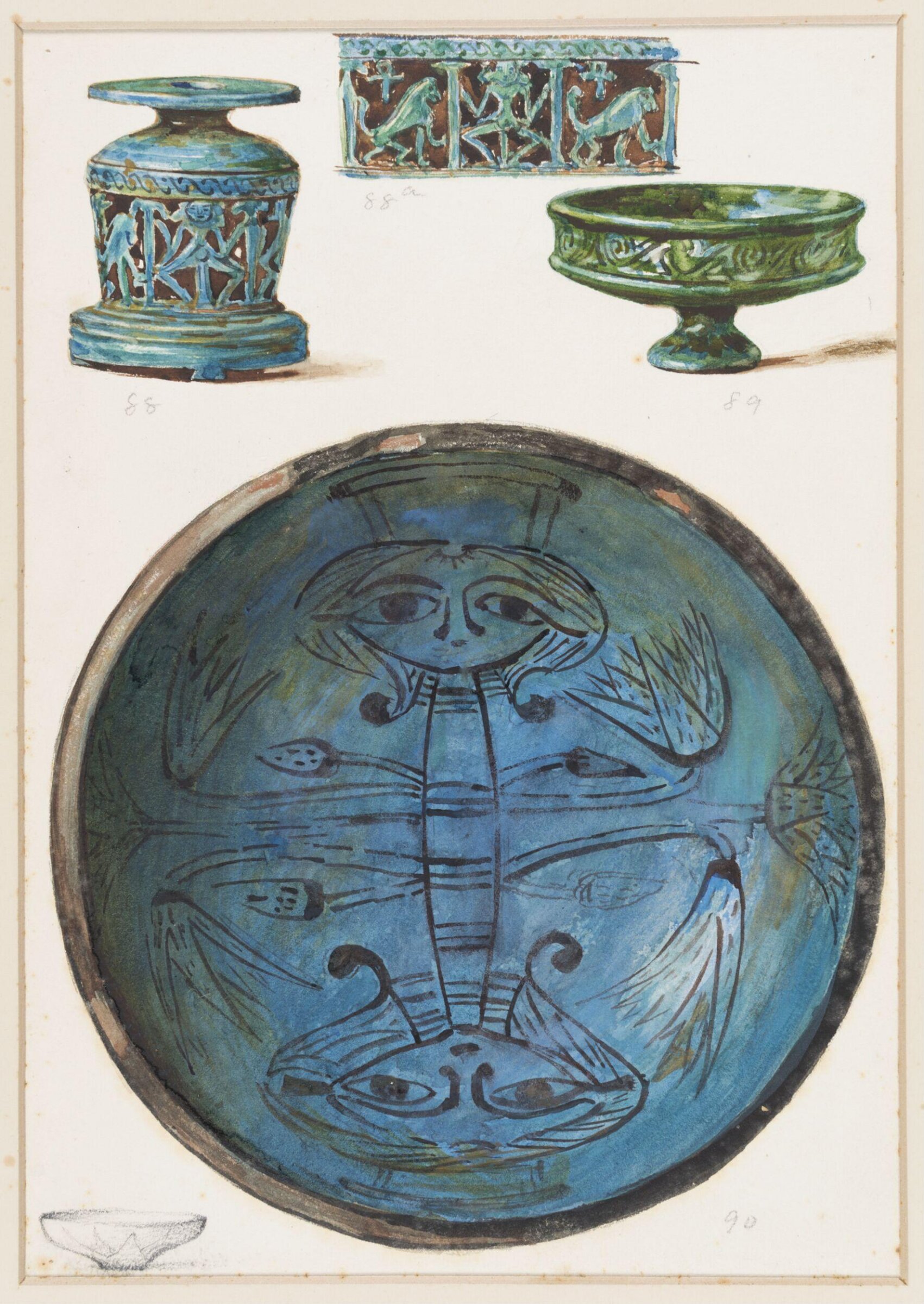 Drawing, Henry Wallis, 1898