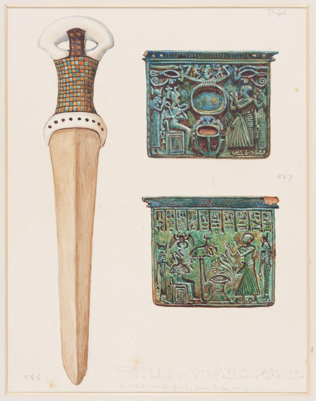 Drawing, Henry Wallis, 1898