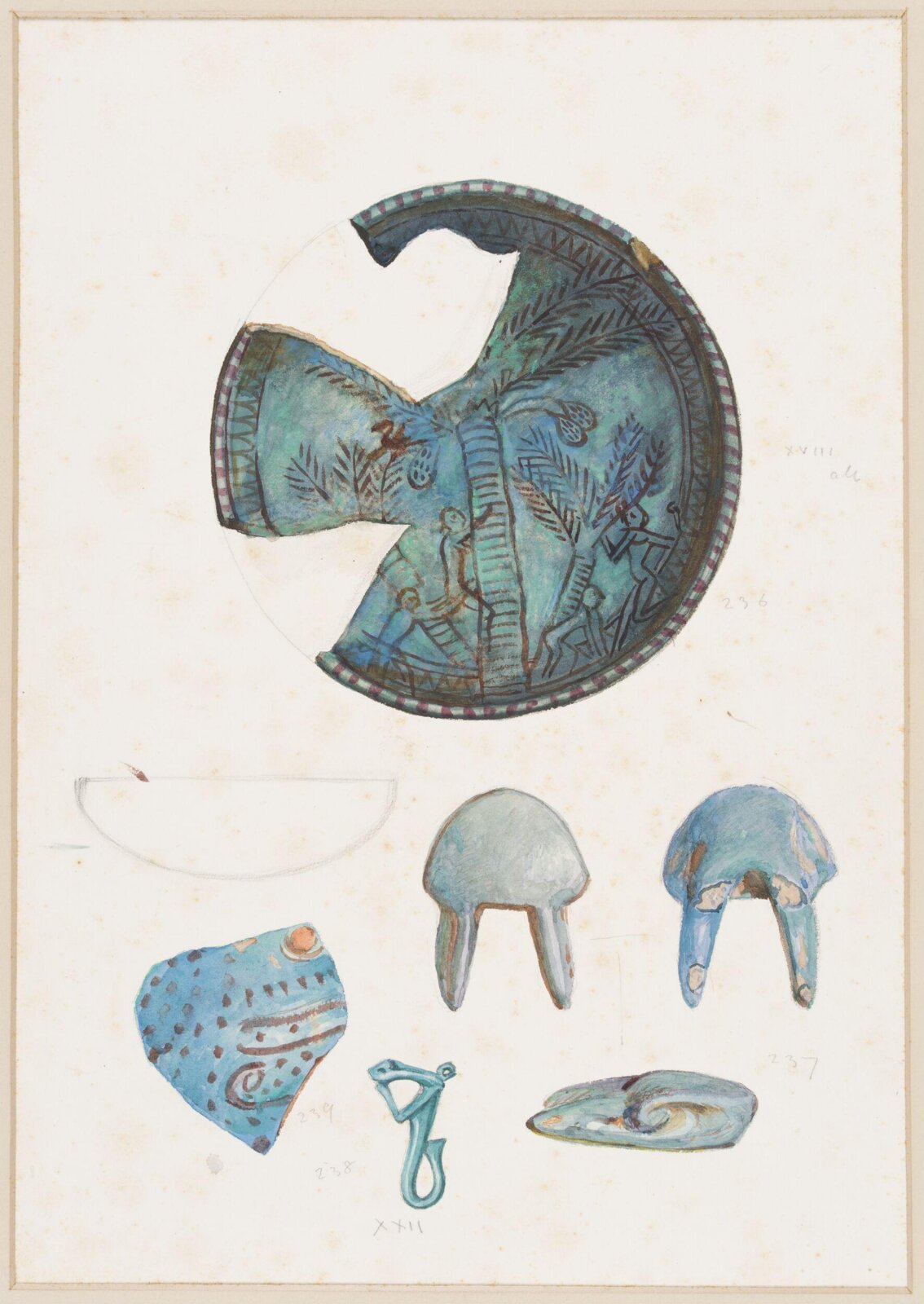 Drawing, Henry Wallis, 1898