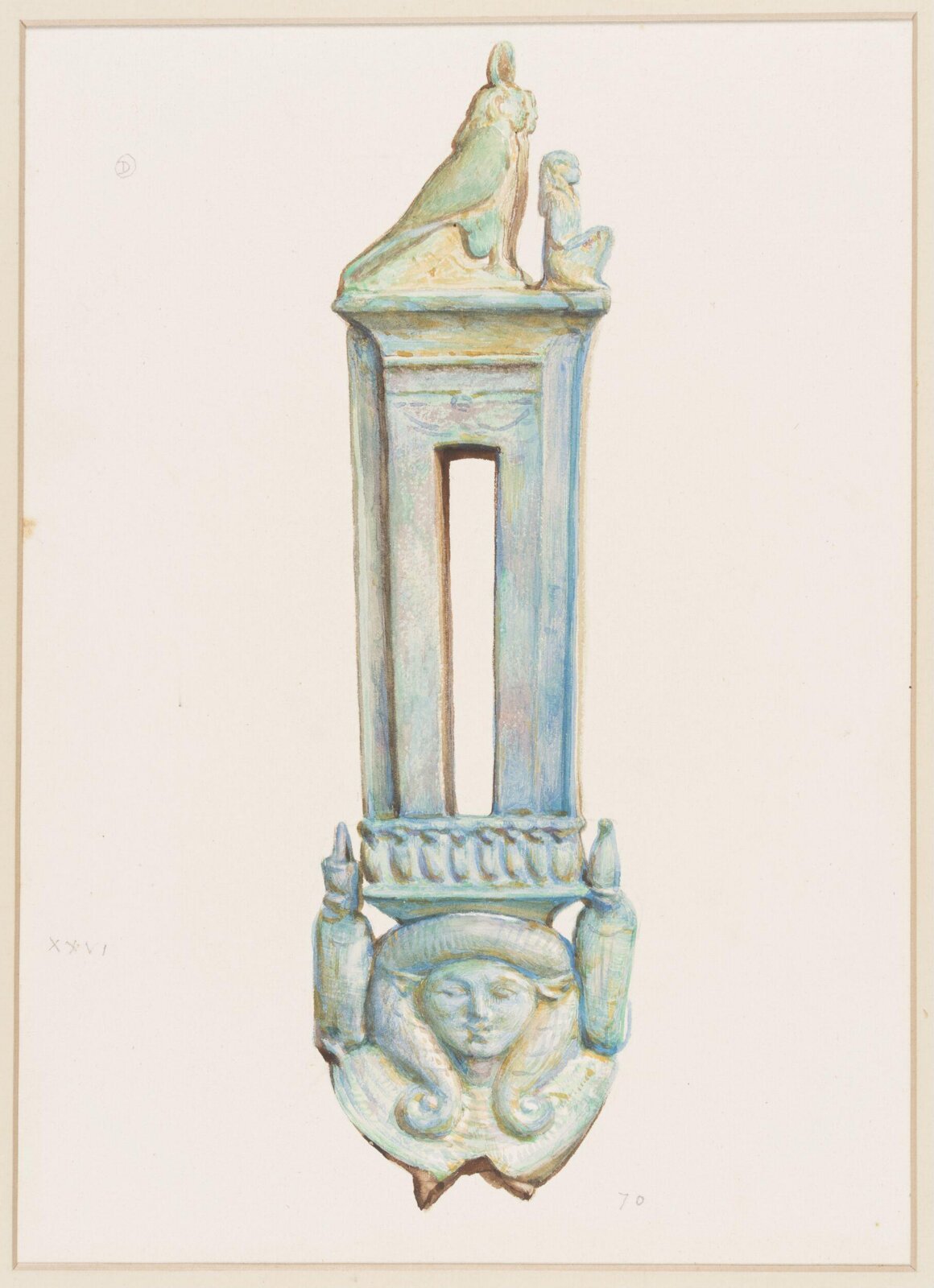 Drawing, Henry Wallis, 1898