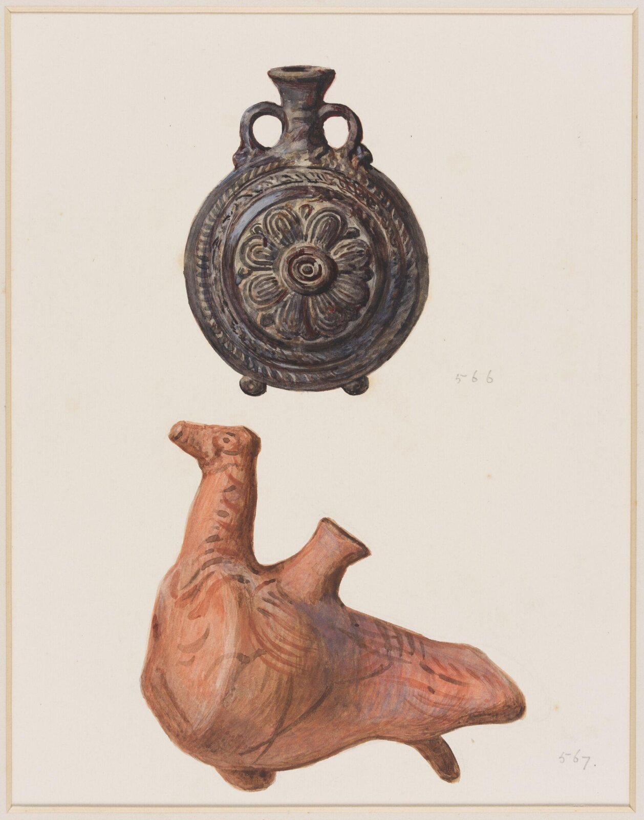 Drawing, Henry Wallis, 1898