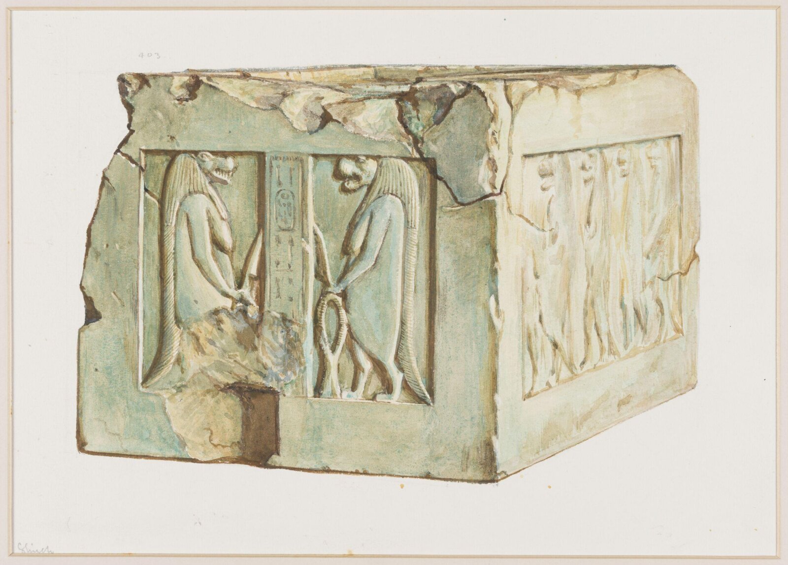 Drawing, Henry Wallis, 1898