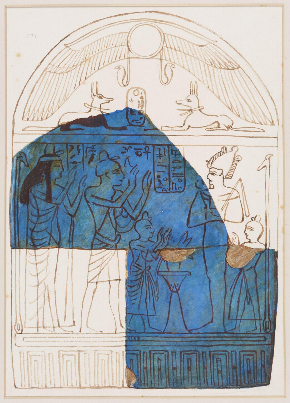 Drawing, Henry Wallis, 1898