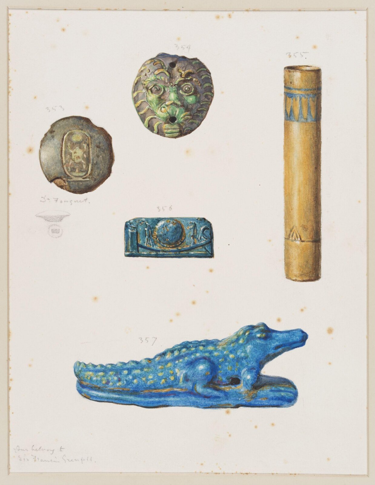 Drawing, Henry Wallis, 1898