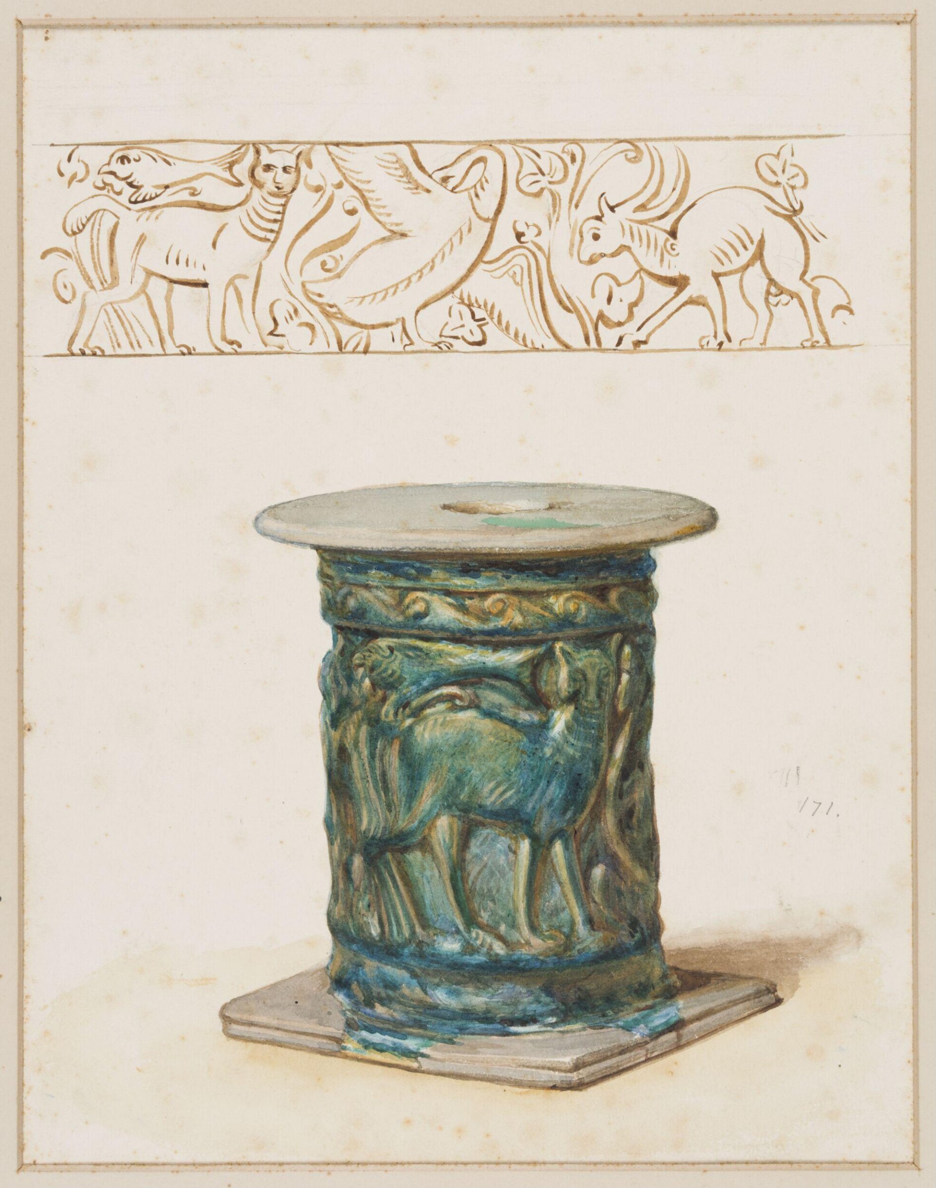 Drawing, Henry Wallis, 1898