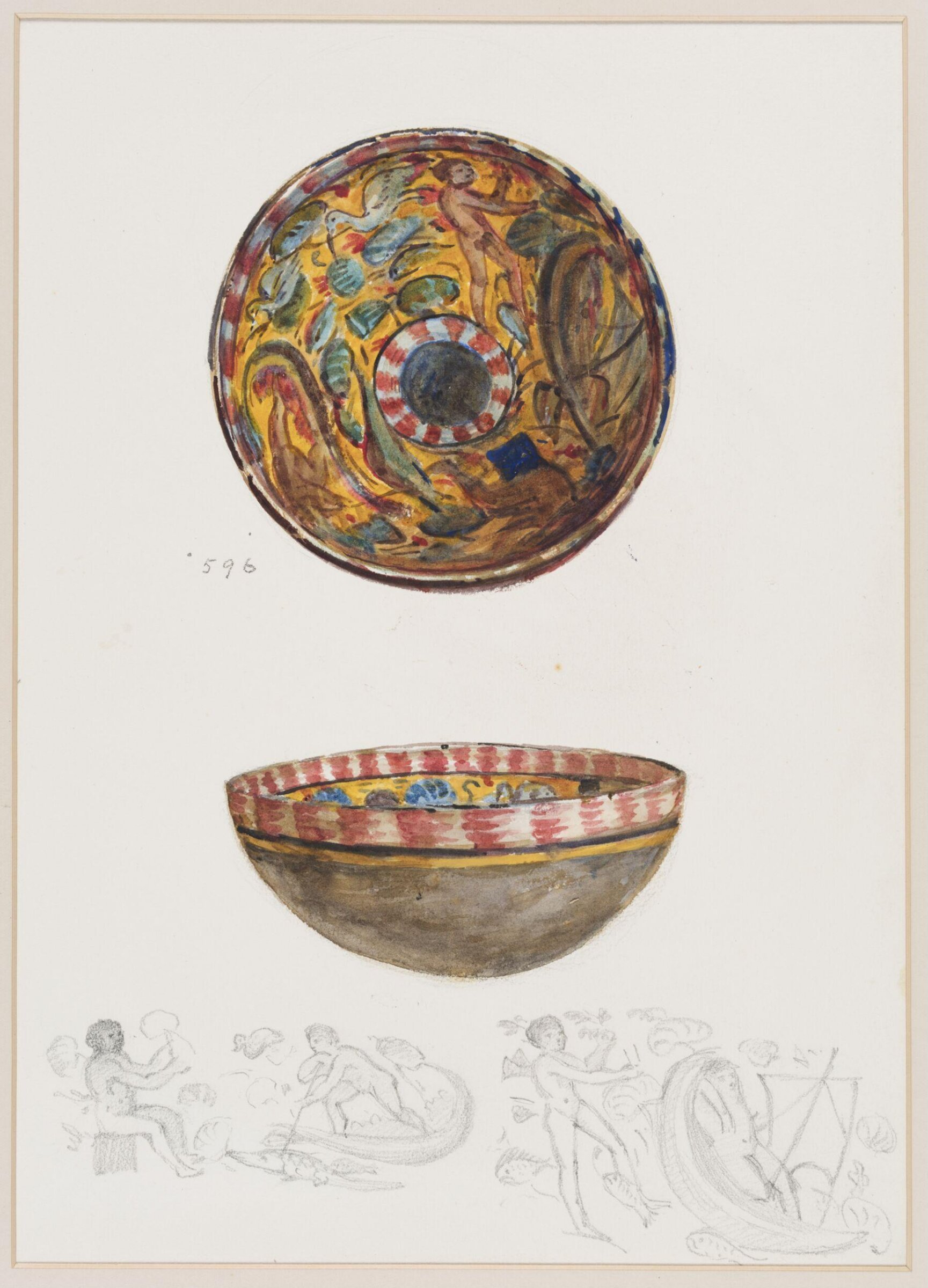 Drawing, Henry Wallis, 1898