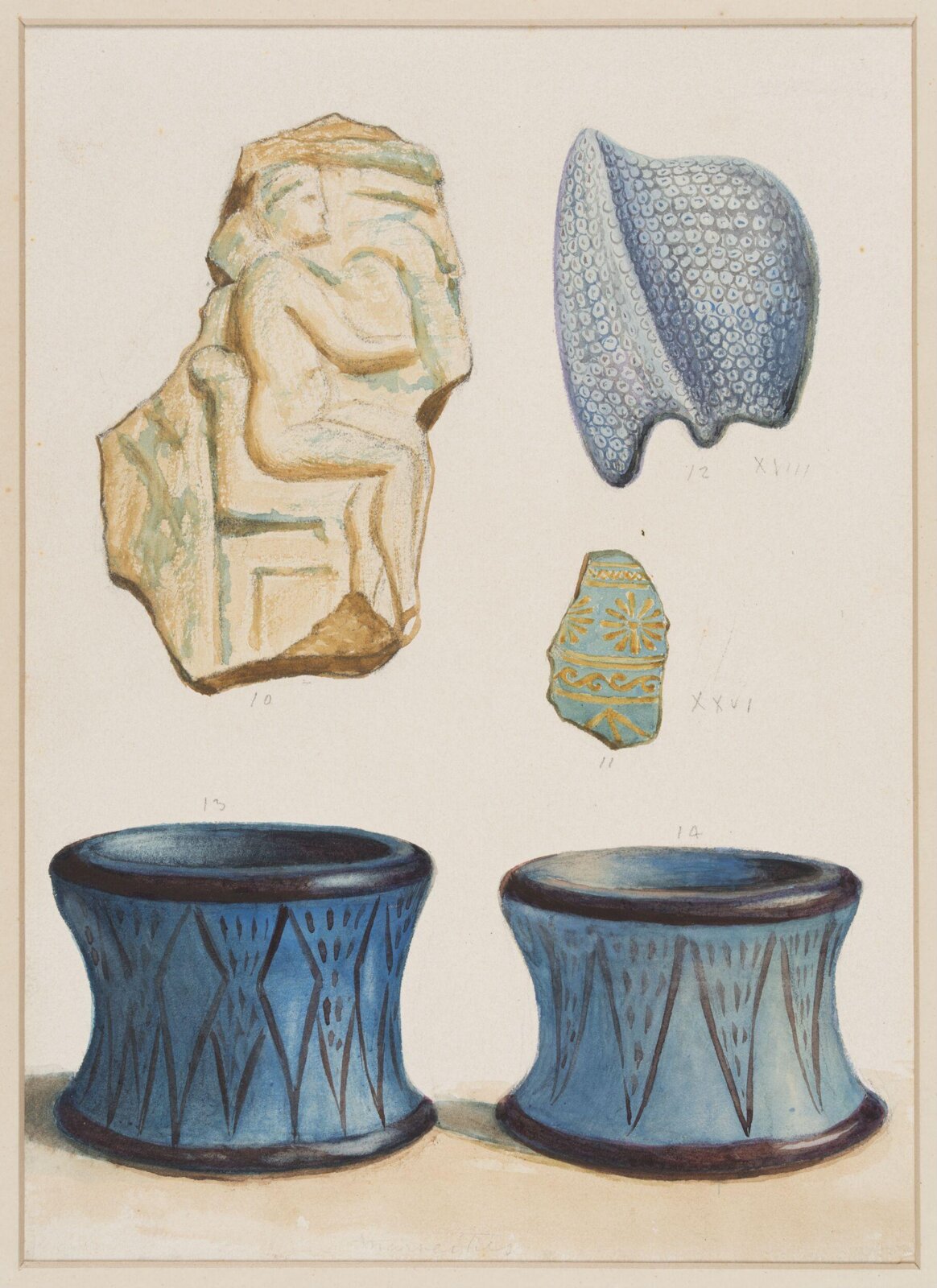 Drawing, Henry Wallis, 1898