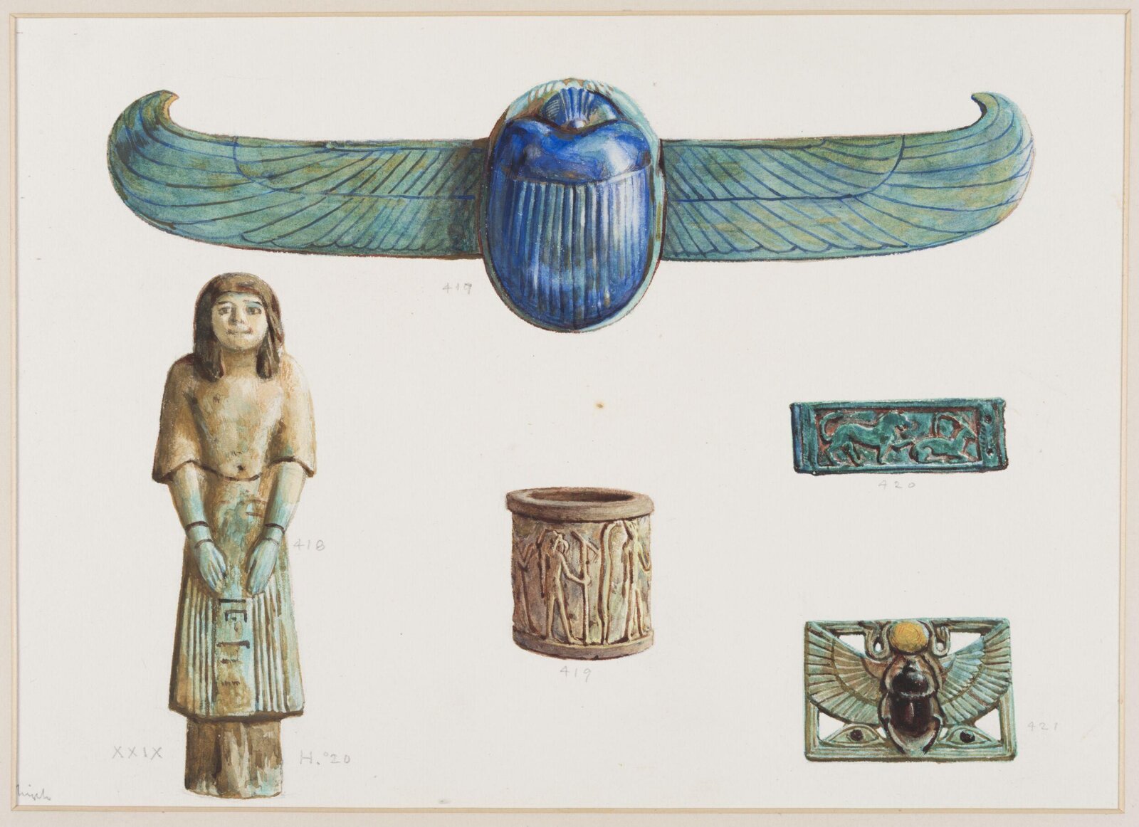 Drawing, Henry Wallis, 1898