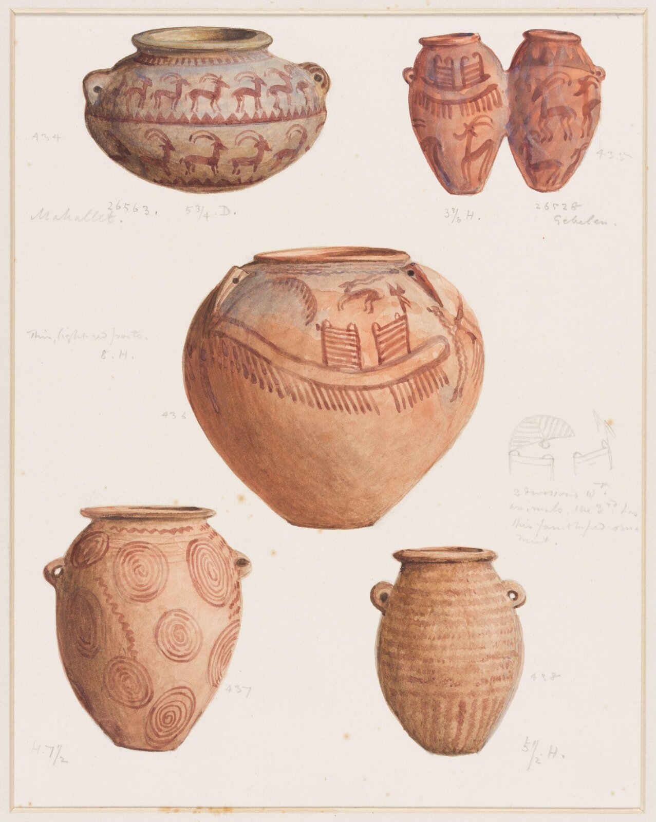 Drawing, Henry Wallis, 1898