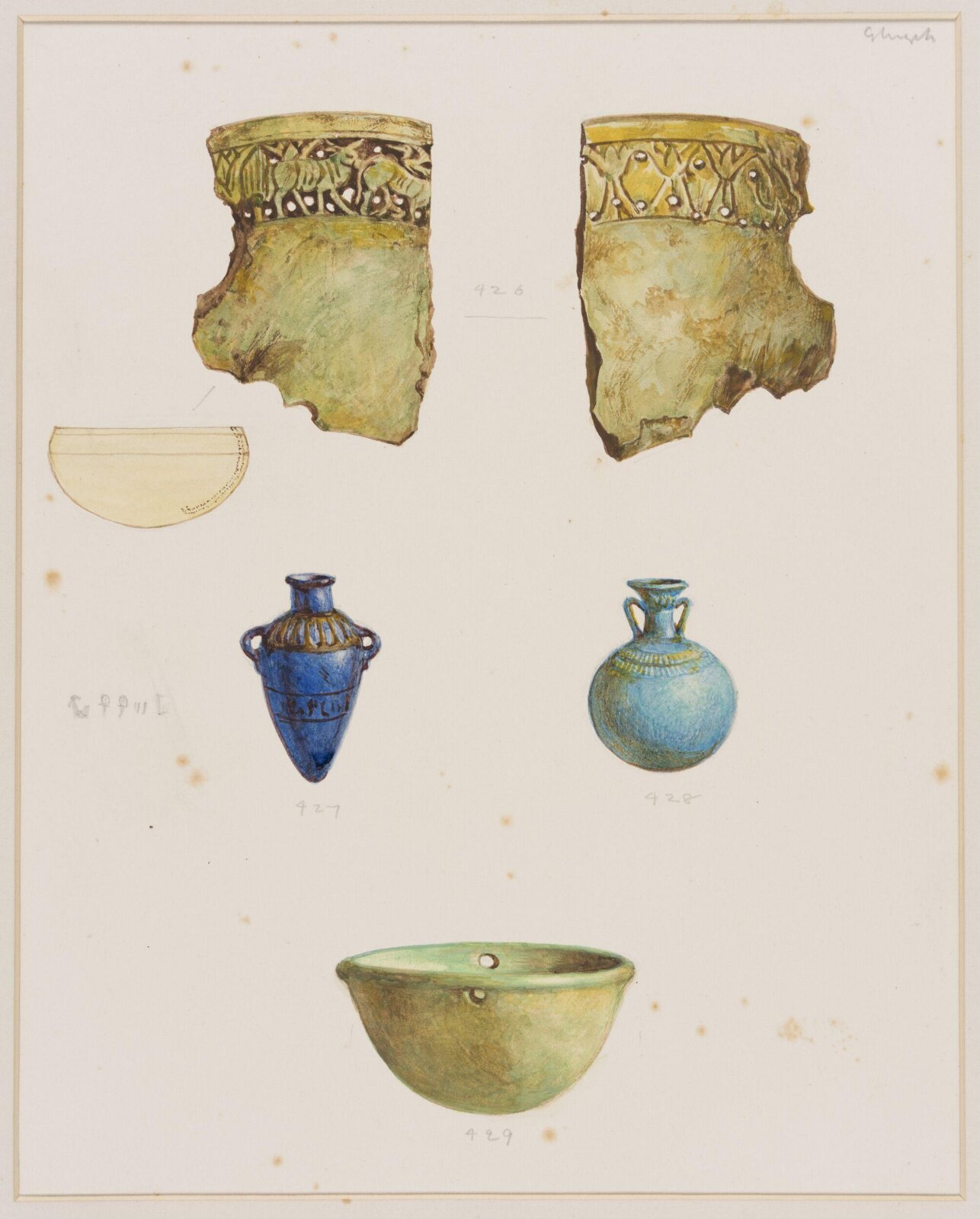 Drawing, Henry Wallis, 1898