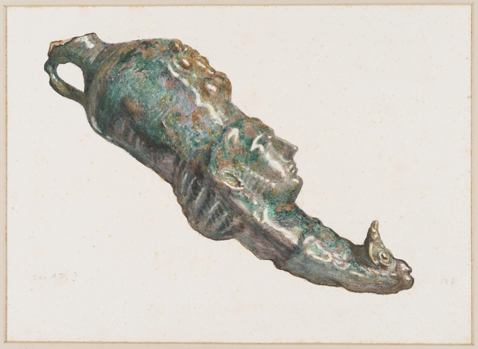 Drawing, Henry Wallis, 1898