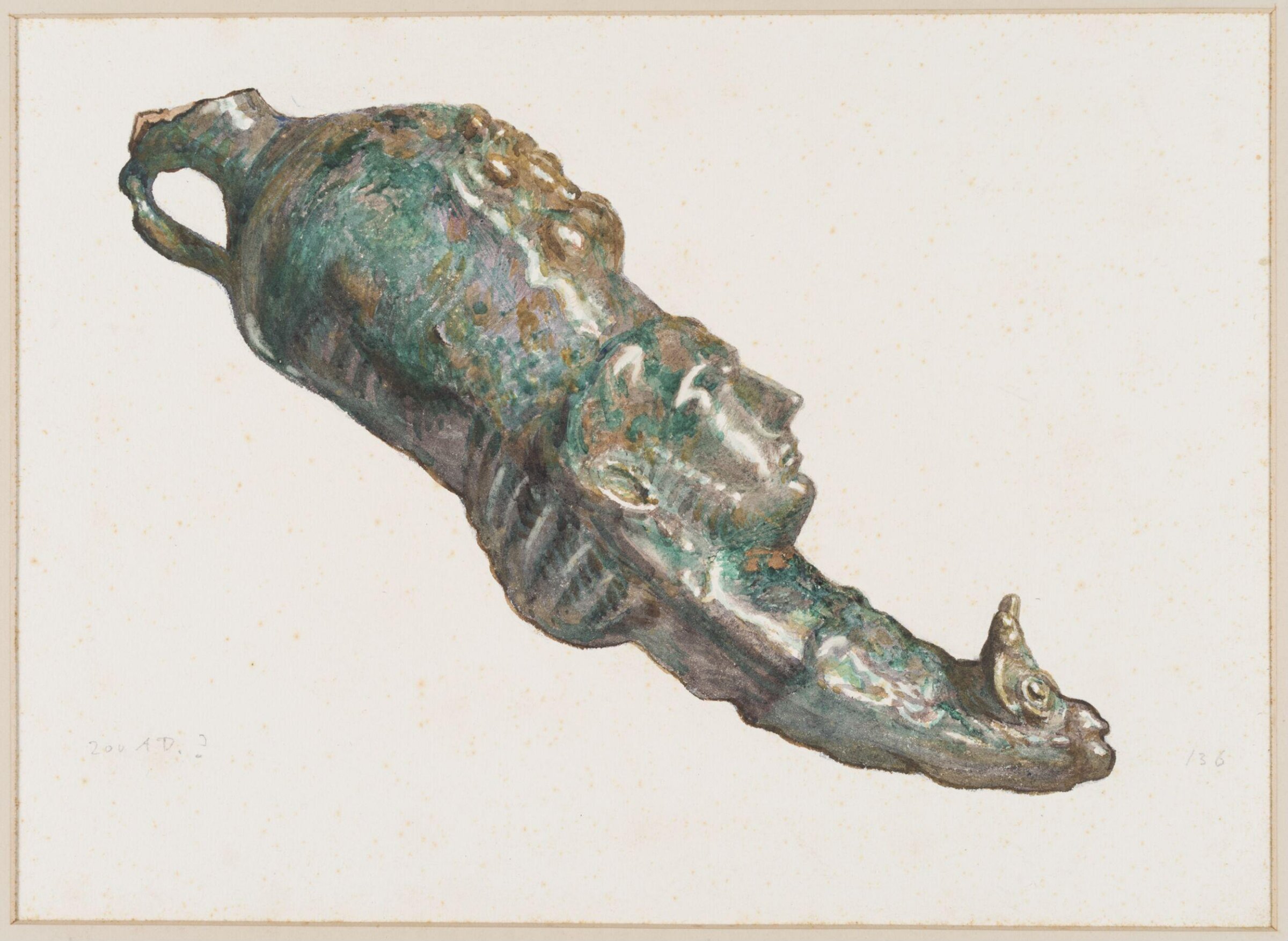 Drawing, Henry Wallis, 1898