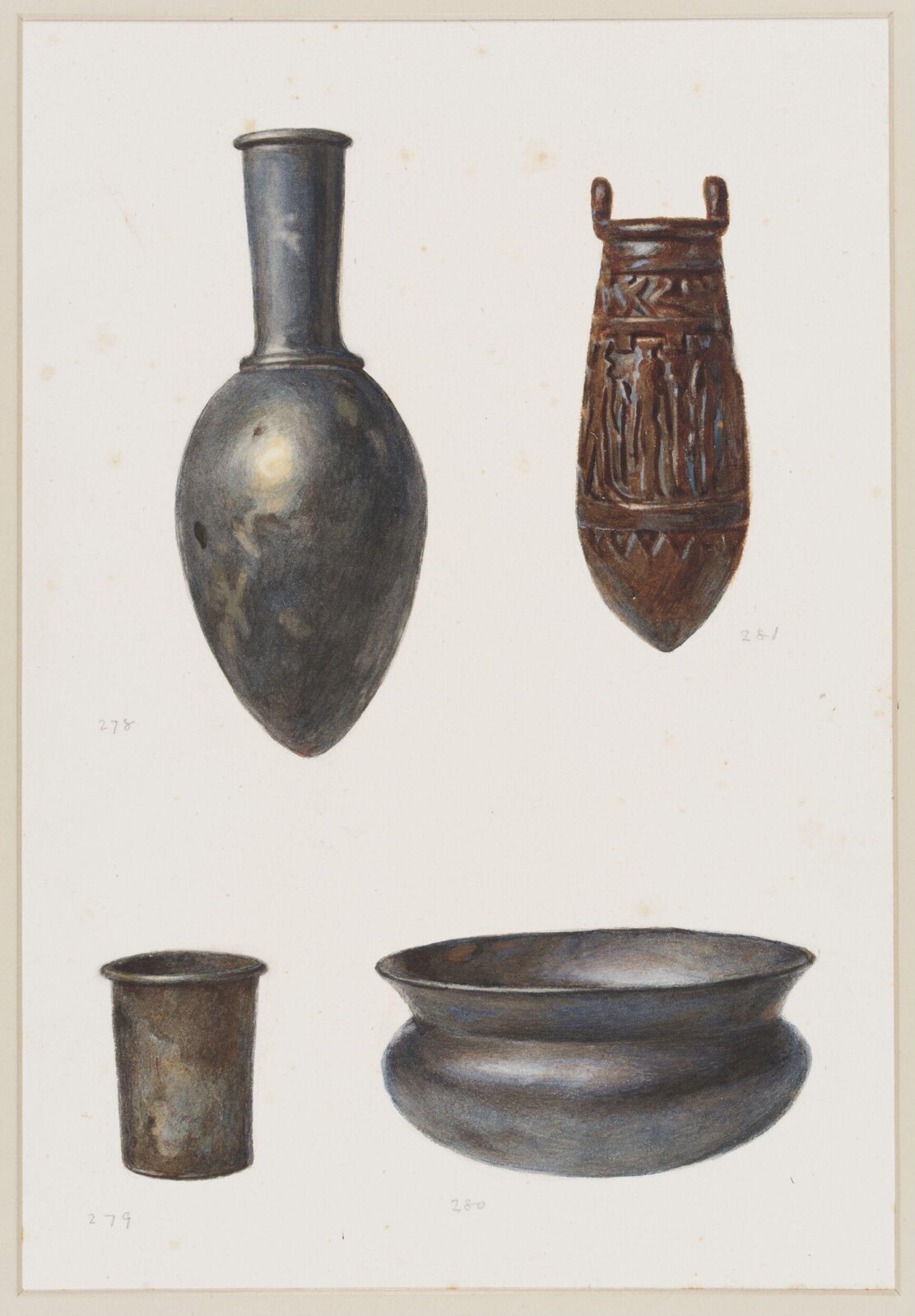 Drawing, Henry Wallis, 1898